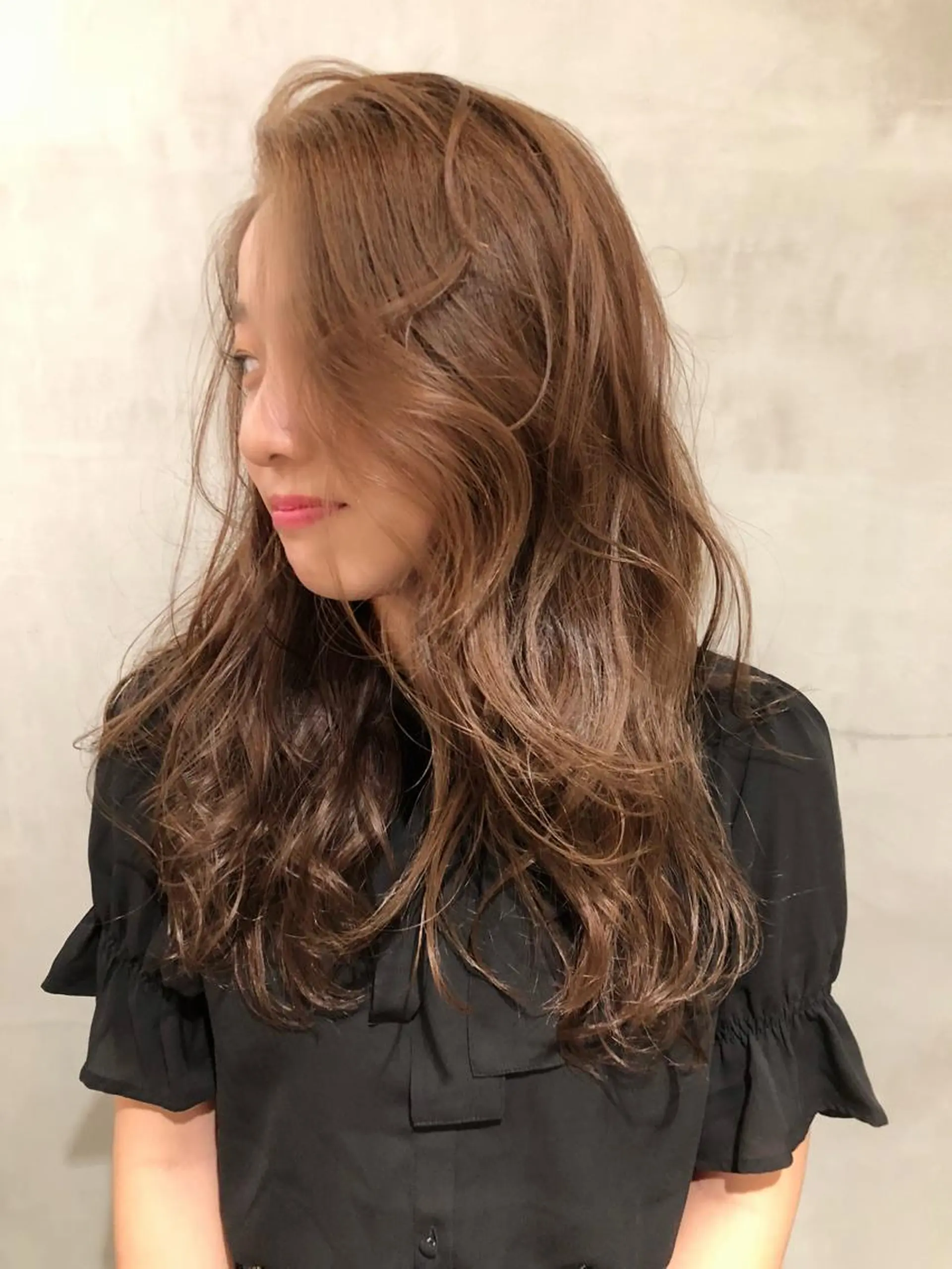 ミディアム パーマ ミディアムパーマ パーマ トリートメント 大西 直人のヘアスタイル