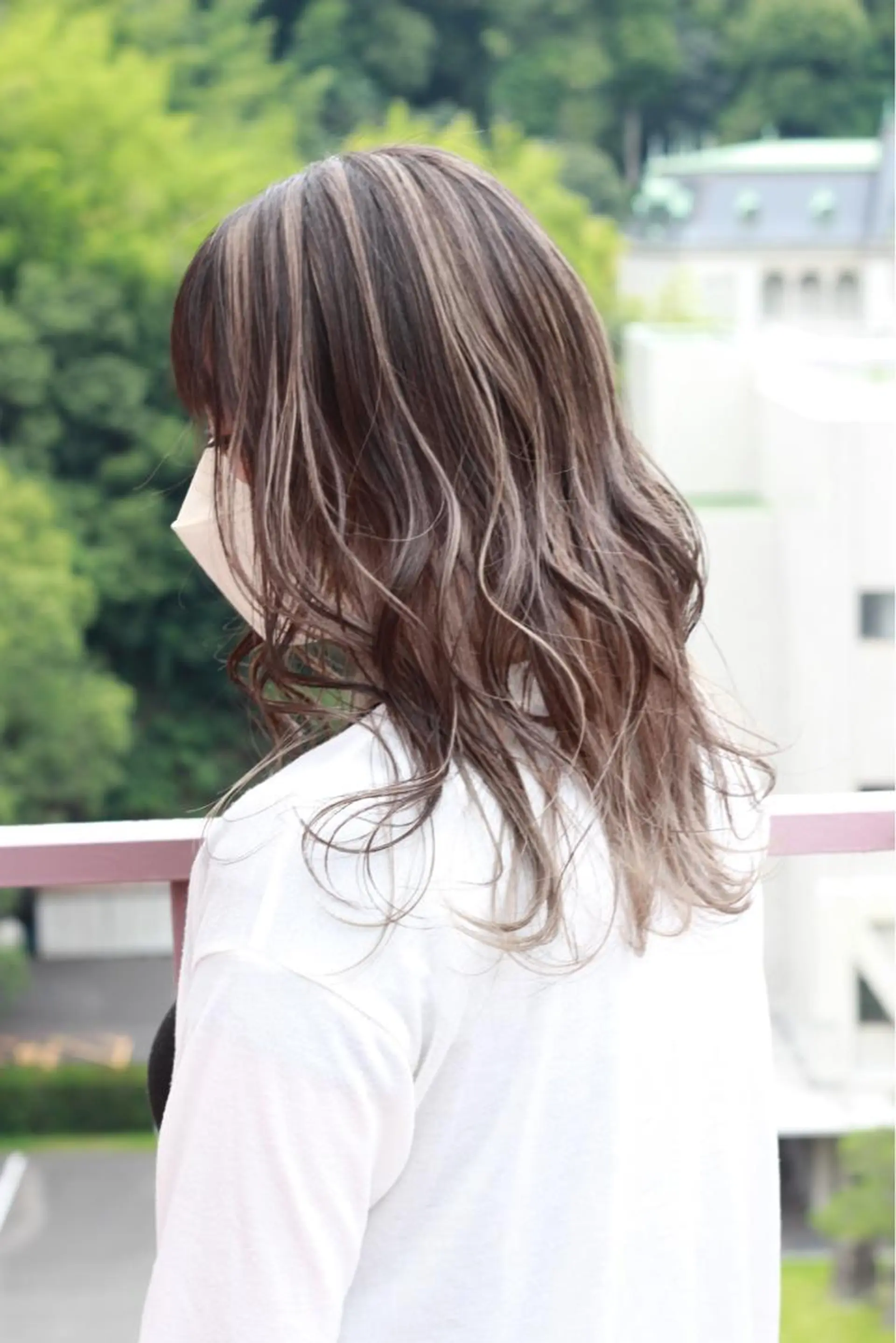 セミロング カラー グレージュ ハイライトカラー ハイライト ヘアカラー Viage （ビアージュ）のヘアスタイル