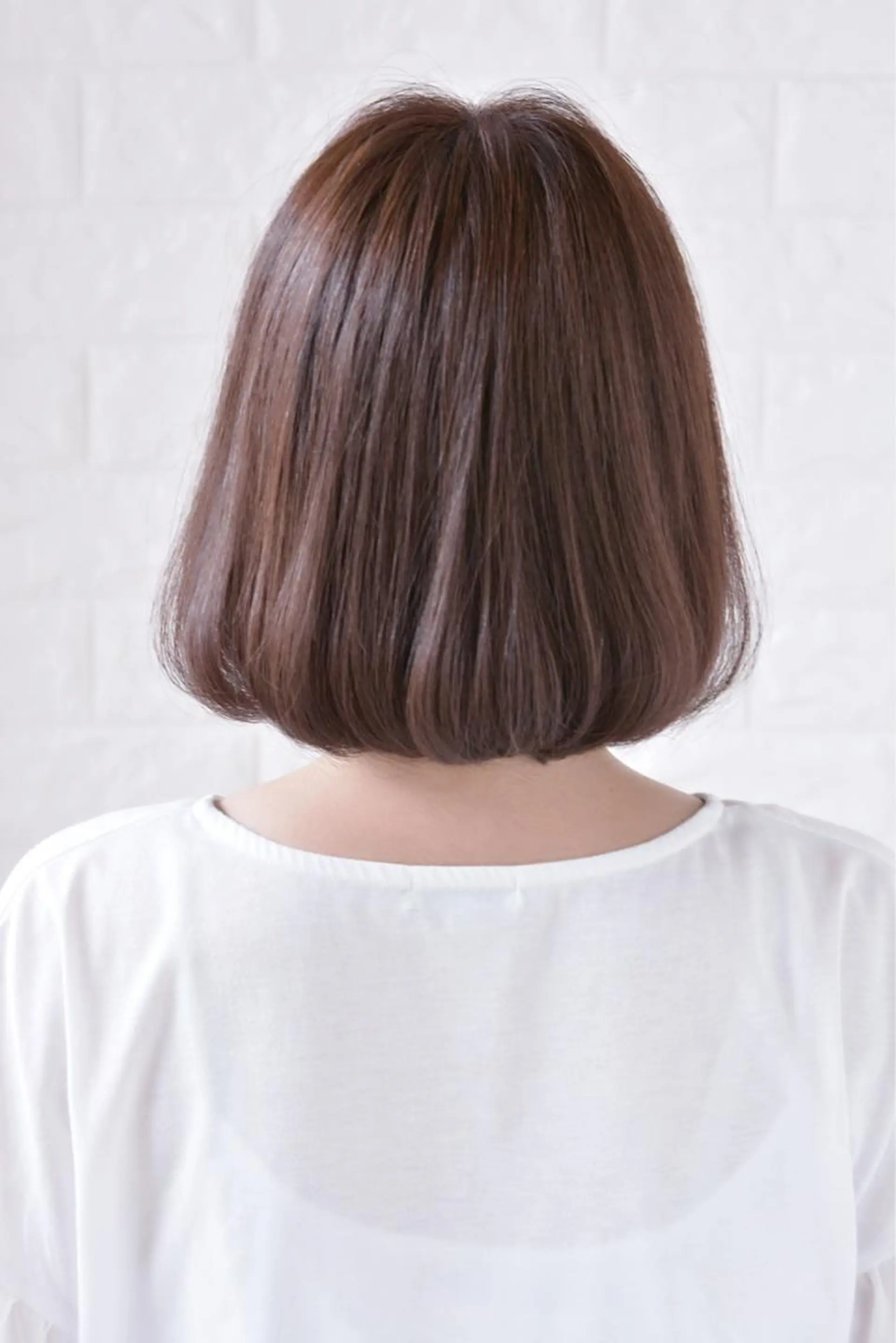 ショート カラー ブラウンカラー ナチュラルブラウン ボブ KIZU 髪質改善 オカルト怪談のヘアスタイル