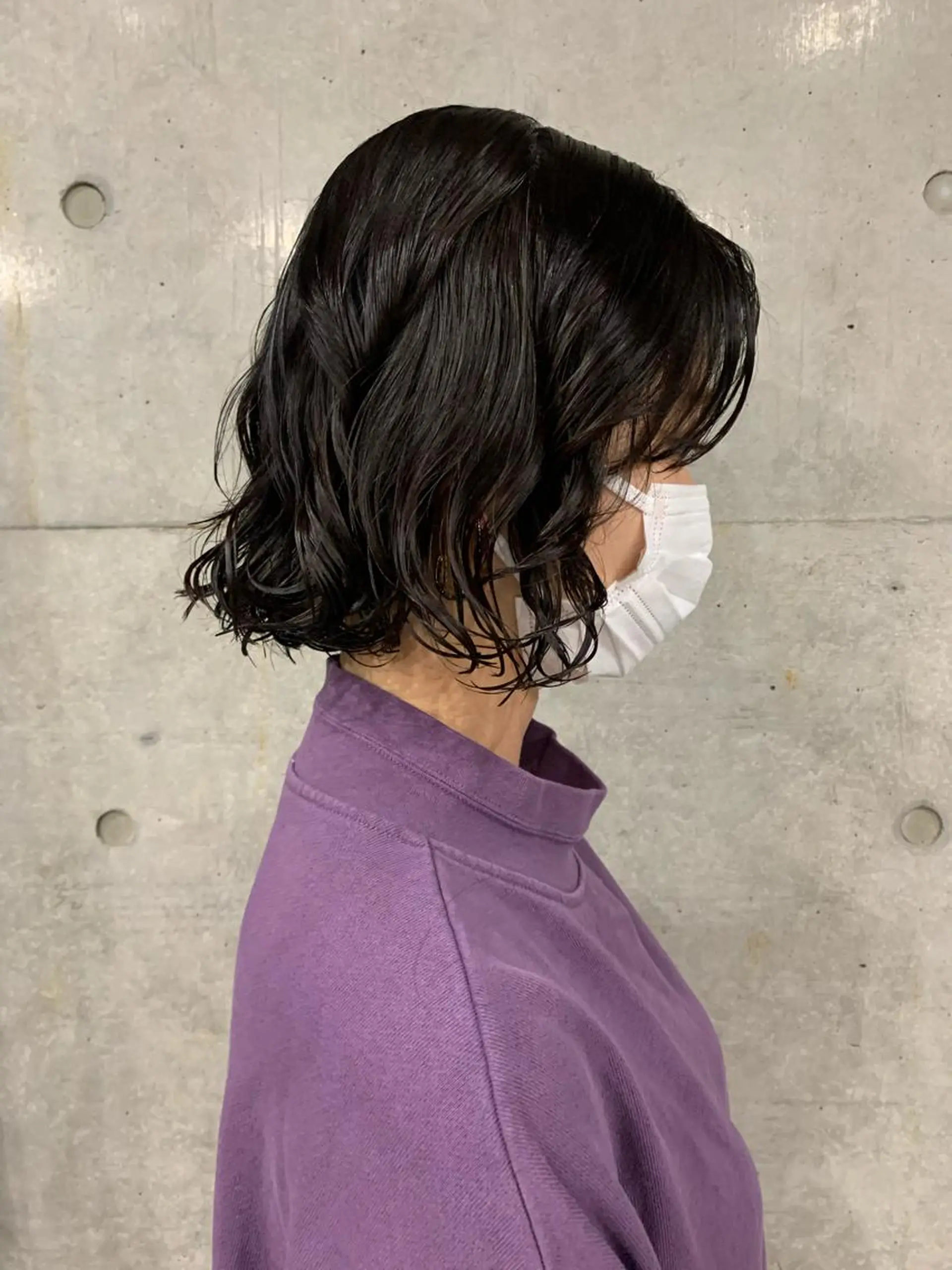 パーマ ボブパーマコテ巻き風 パーマNo1深江秀平のヘアスタイル