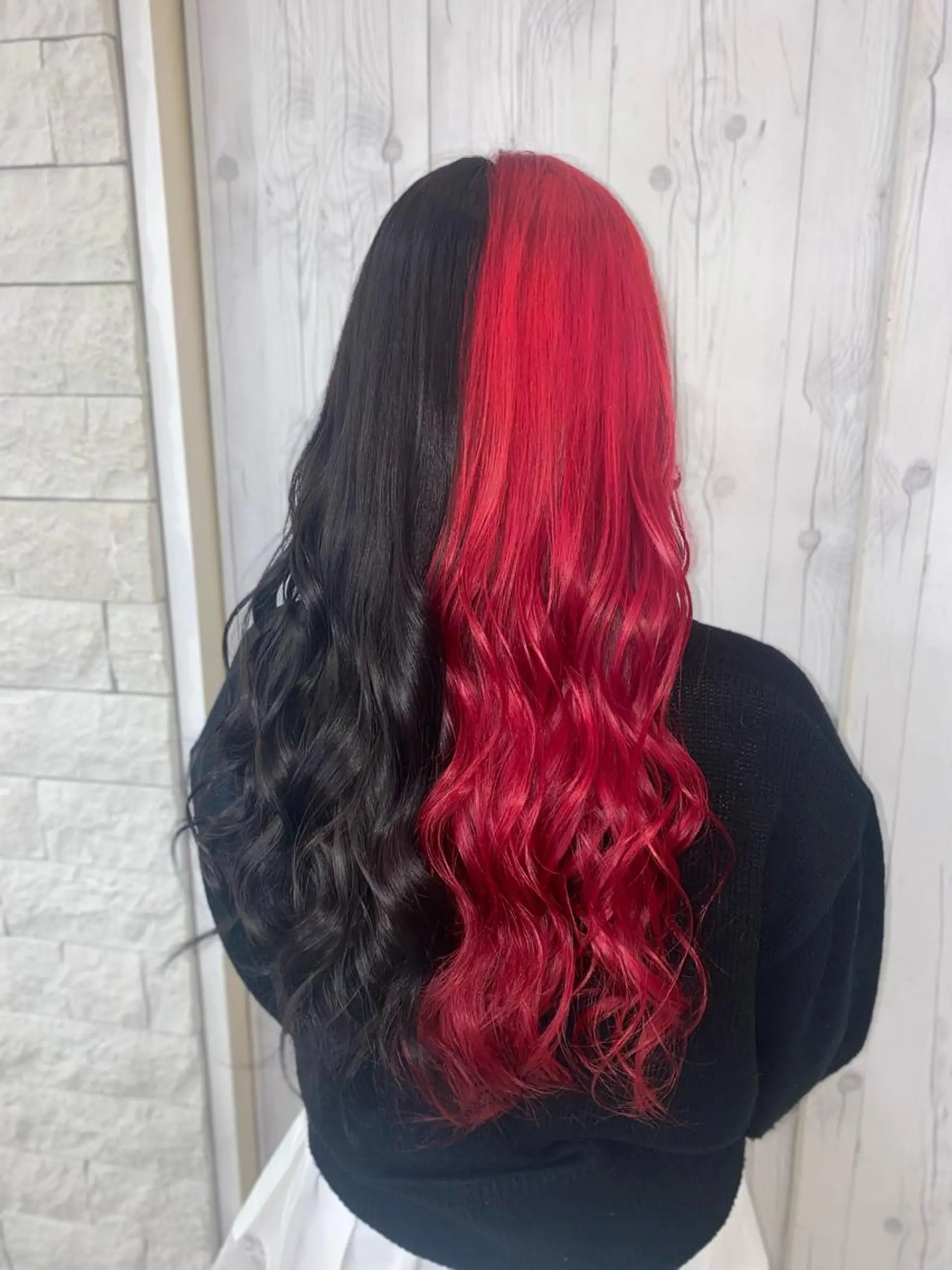 ロング ゆぴ☾‪/推しカラー /ハイトーンのヘアスタイル
