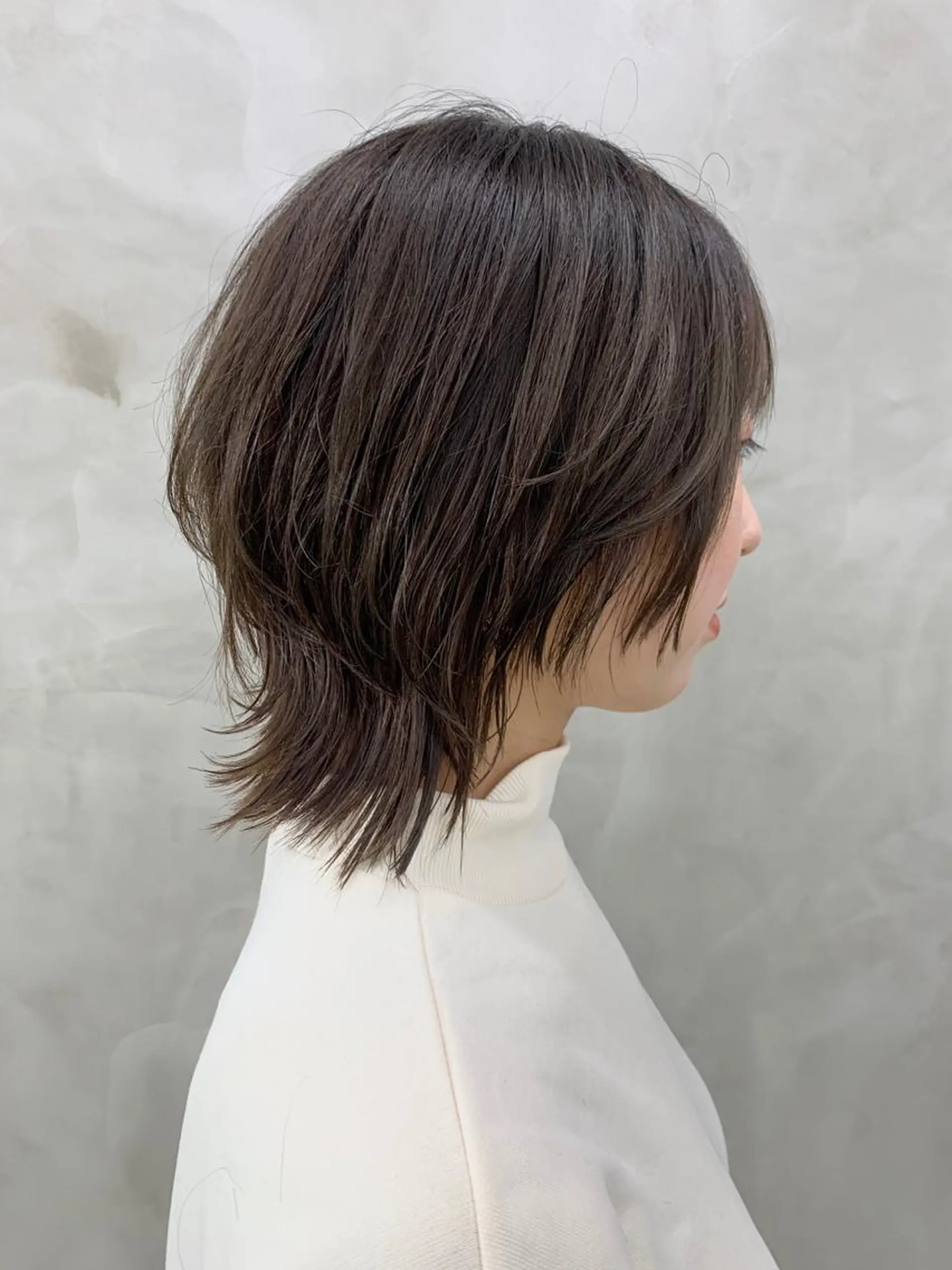 ミディアム カラー ウルフカット ブームボックス所属・🐝ハイトーンカラー hachi🐝のヘアスタイル