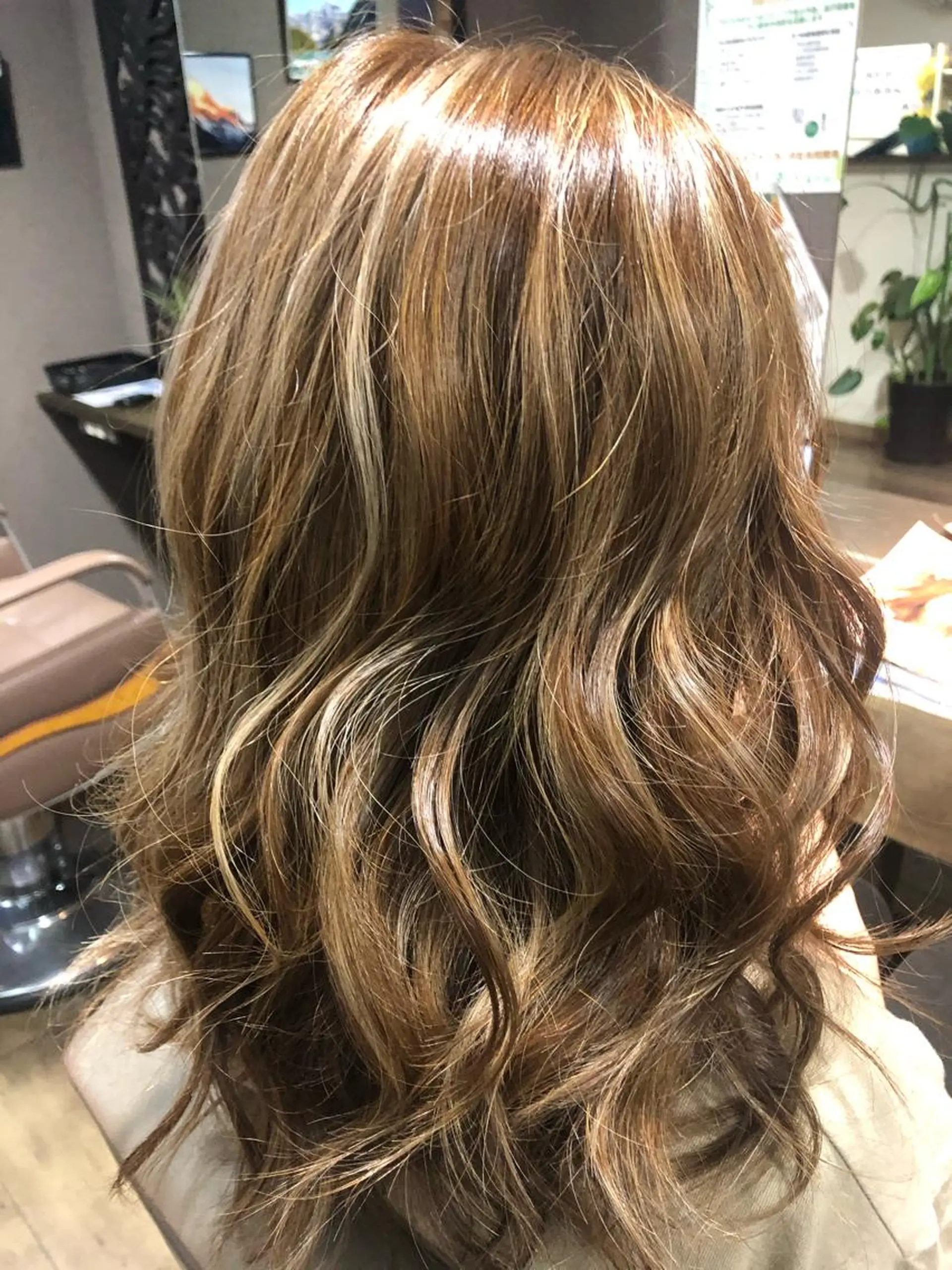 ロング カラー カット ヘアカラー トリートメント pep所属・pep natsumiのヘアスタイル