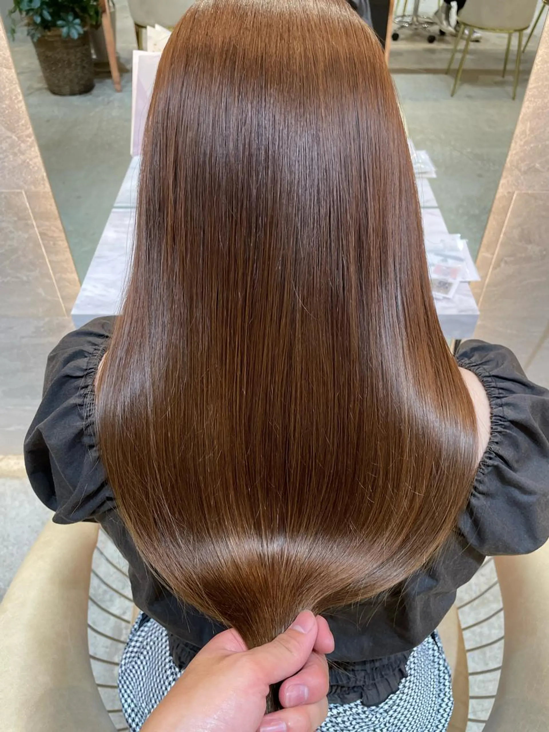 ミディアム ヘアカラー トリートメント 🌹ボブ/髪質改善 韓国ヘア🌹澤口龍成のヘアスタイル