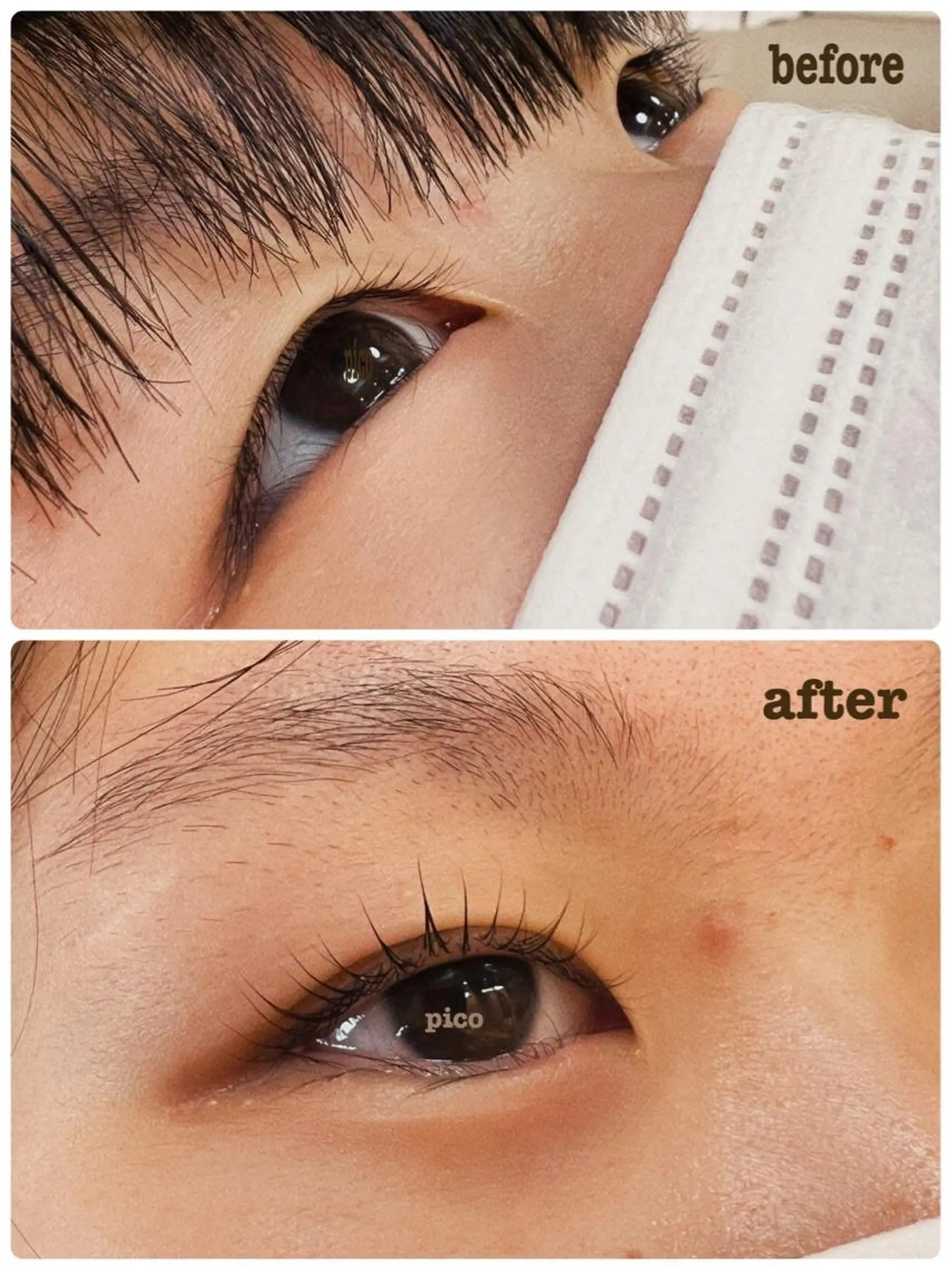 マツエク・マツパ 一重×まつ毛パーマ pico所属・pico 守口 大日 門真 寝屋 摂津のマツエク・マツパデザイン