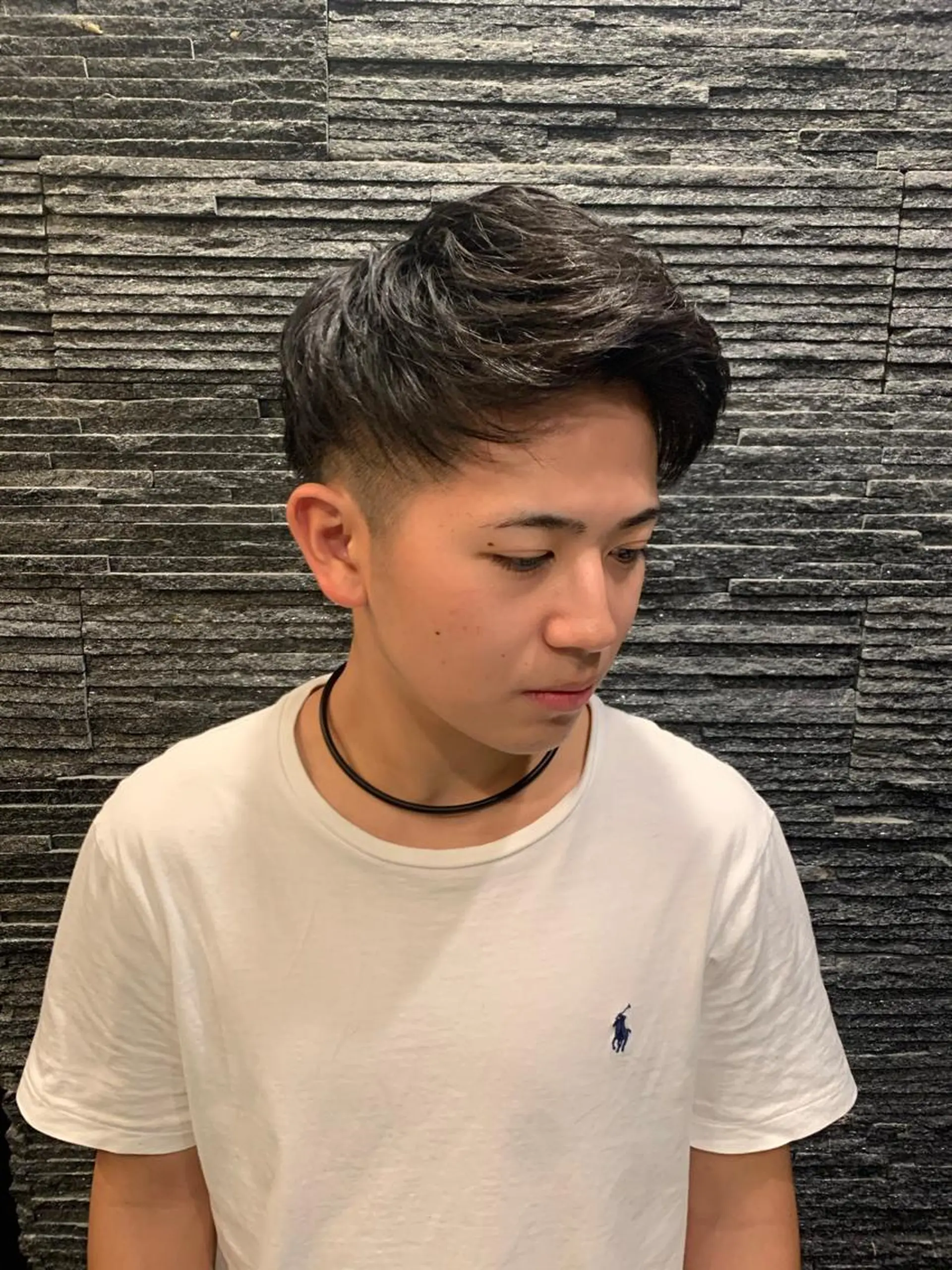 ショート パーマ メンズ 杉本 和大のヘアスタイル