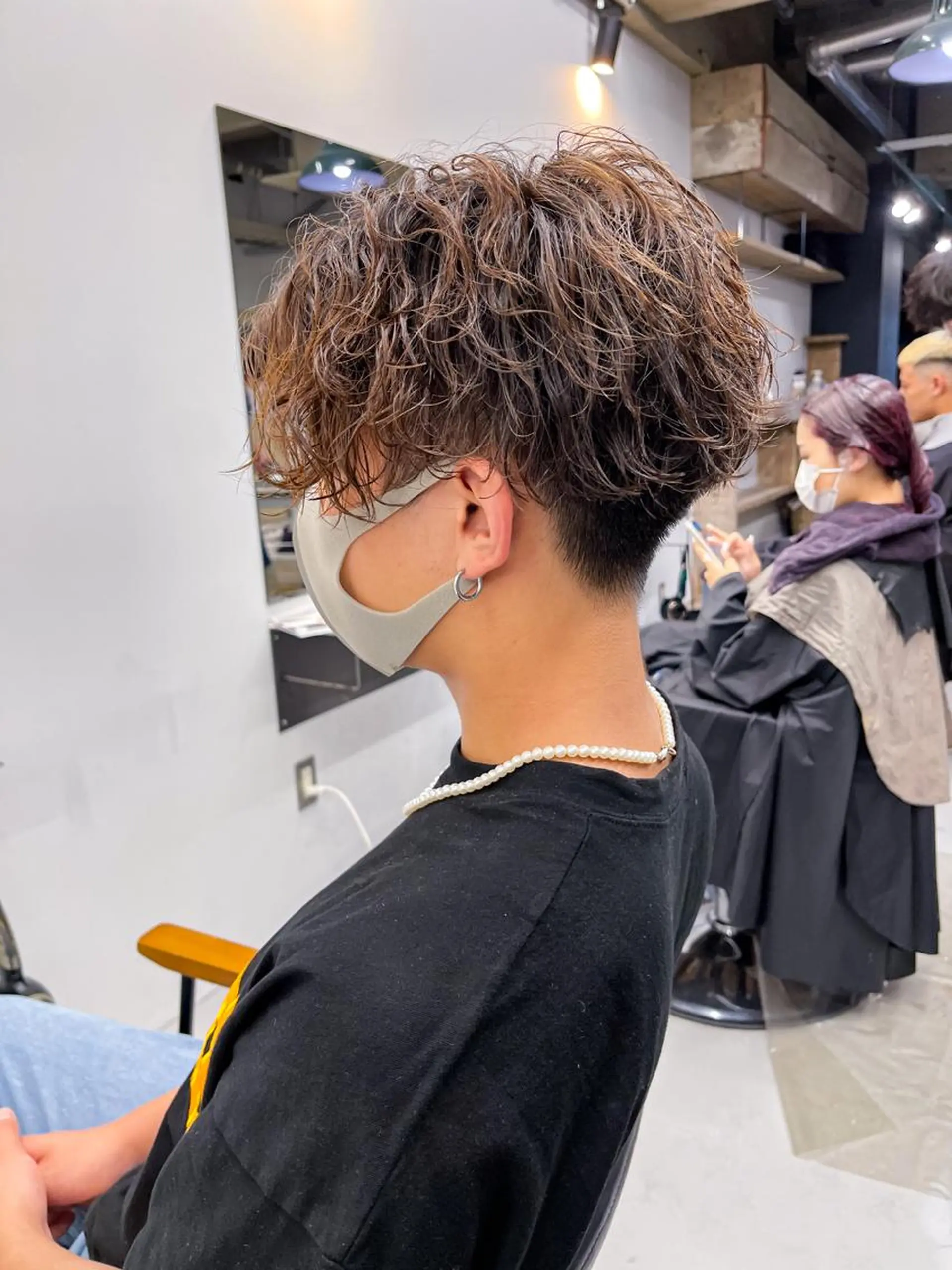 パーマ メンズ カット パーマ 森本裕/オーナー/ スパイラルパーマのヘアスタイル