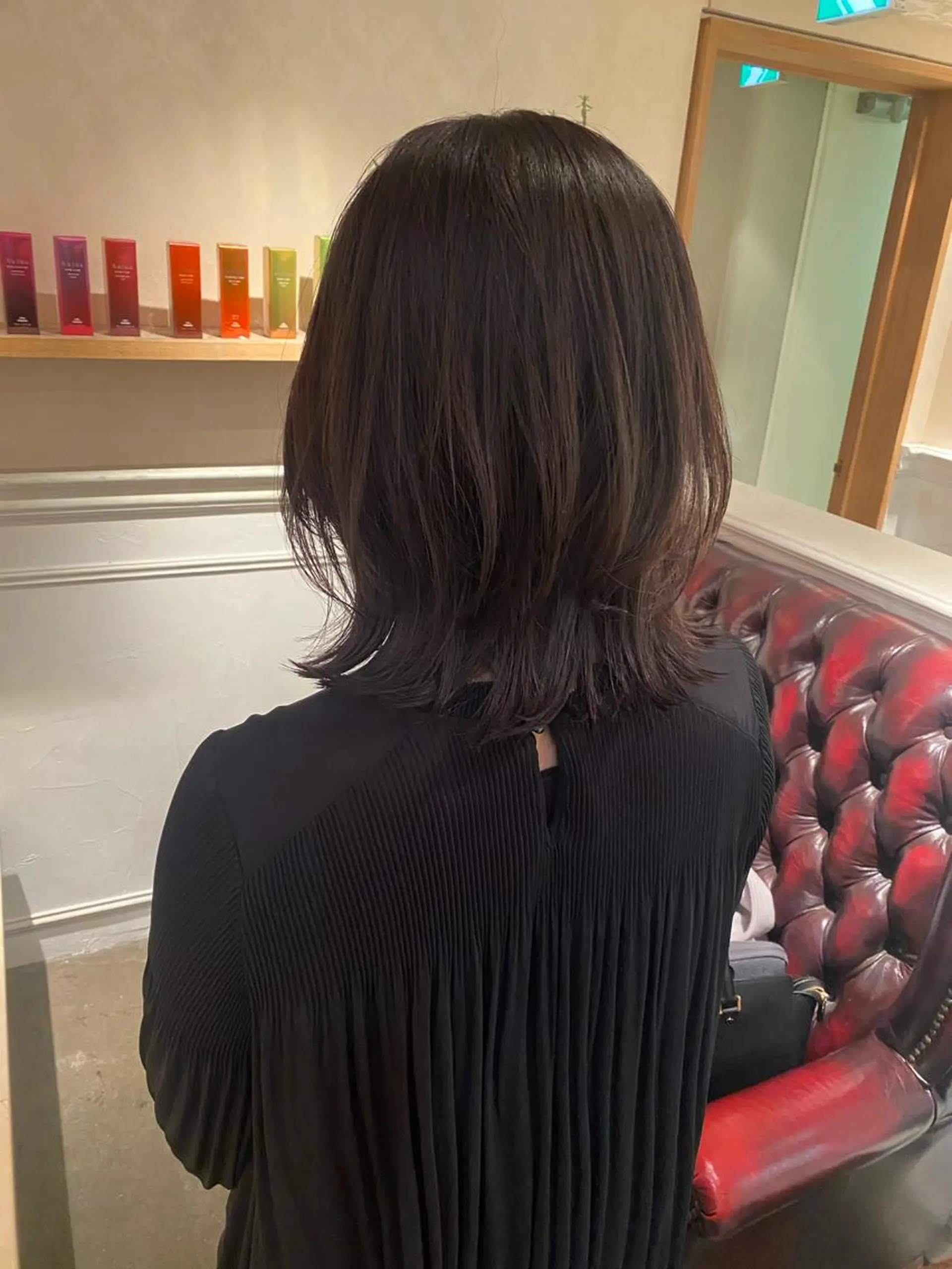 ミディアム カラー 髪質改善／美髪矯正 林田和真のヘアスタイル