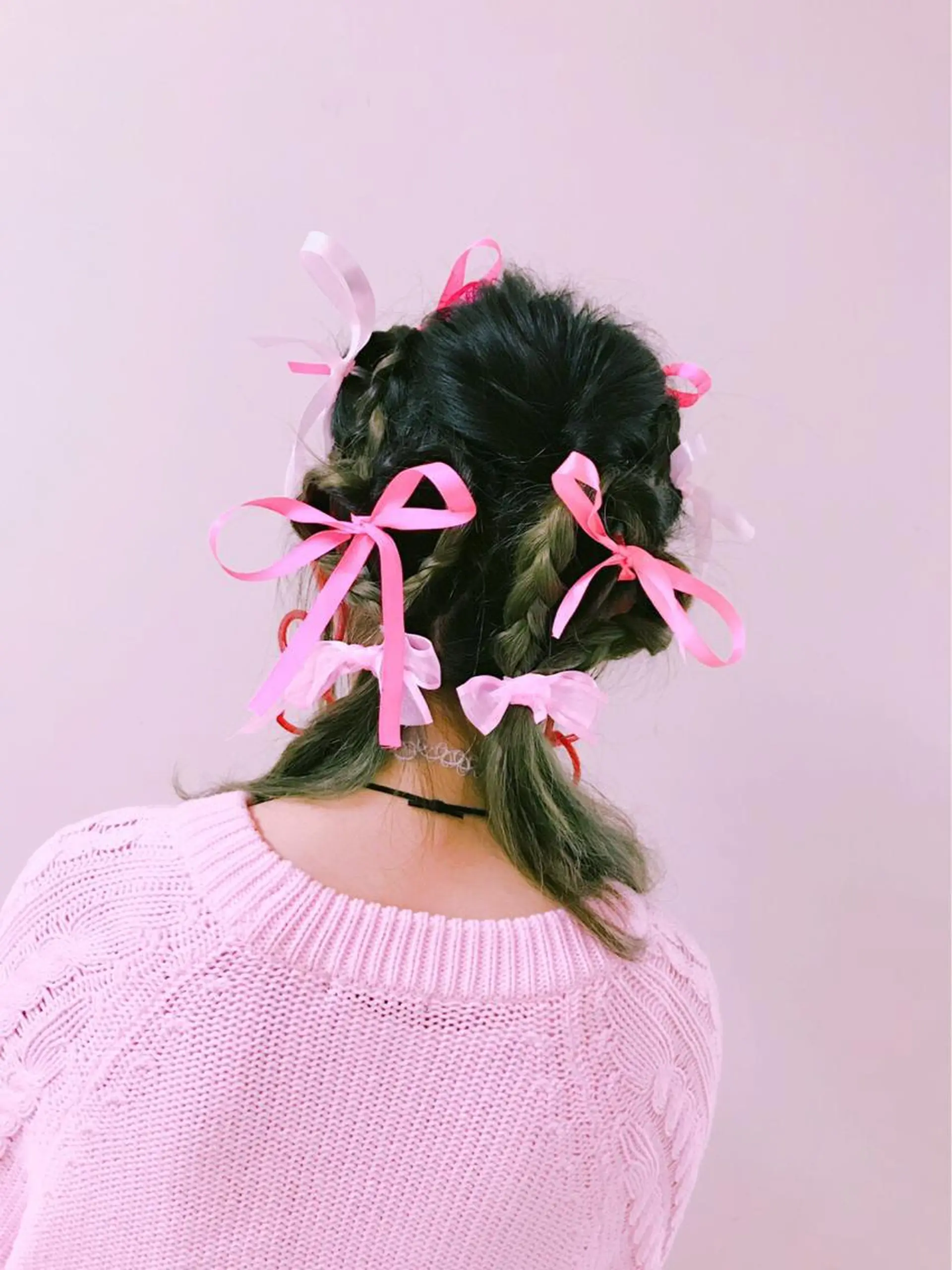 セミロング インナーカラー /ヘアメ じゅんのヘアスタイル