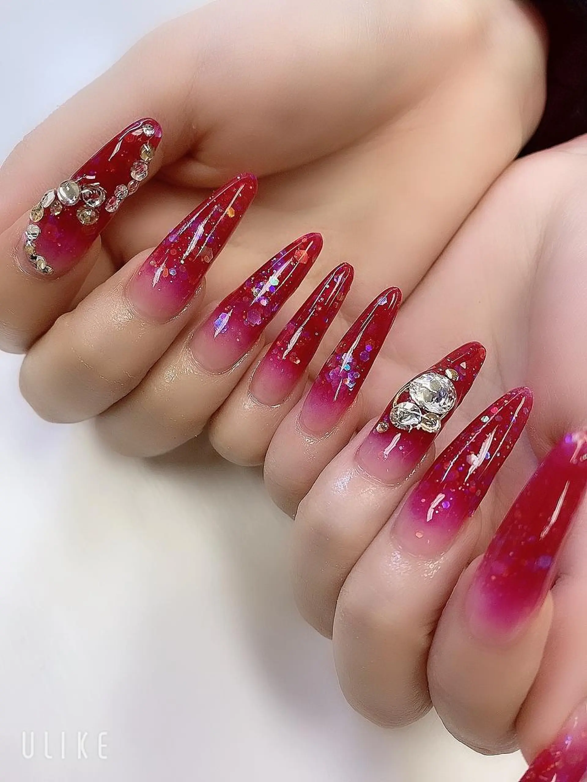 ロング ハンドネイル JNA認定講師🌸 RIEのネイルデザイン