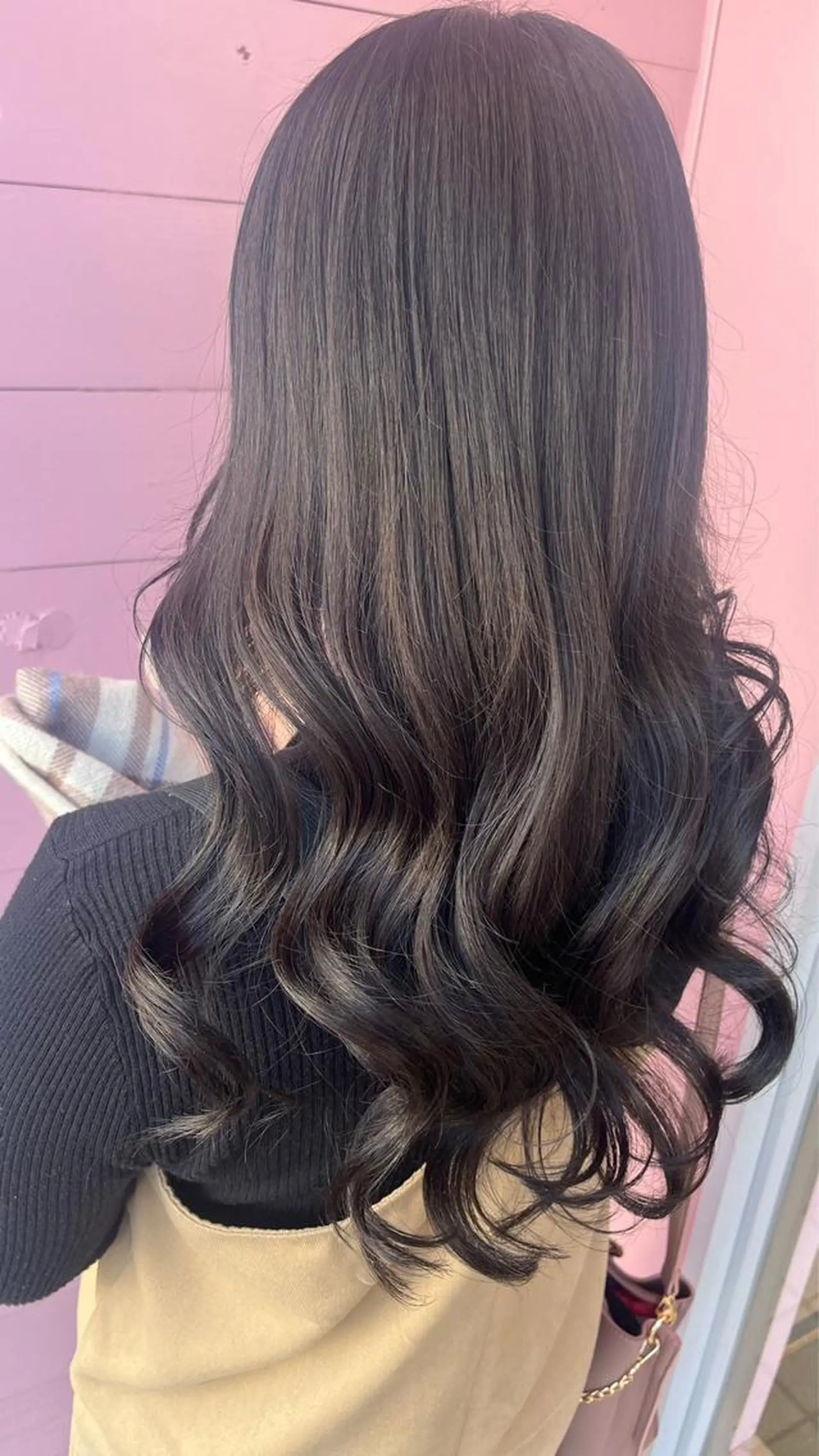 ロング カラー バレイヤージュ ブリーチ ケアブリーチ 透明感カラー デザインカラー ミシェル /韓国ヘア🕊️のヘアスタイル