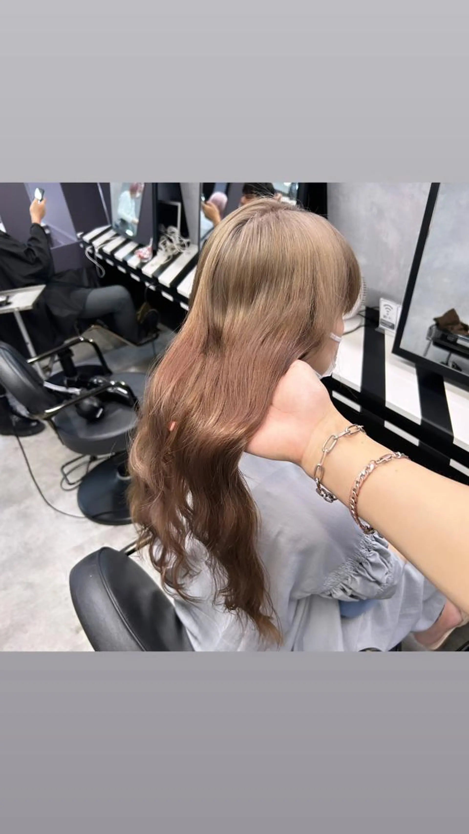 ロング Hui.所属・縮毛矯正・髪質改善 特化 出納 直起のヘアスタイル