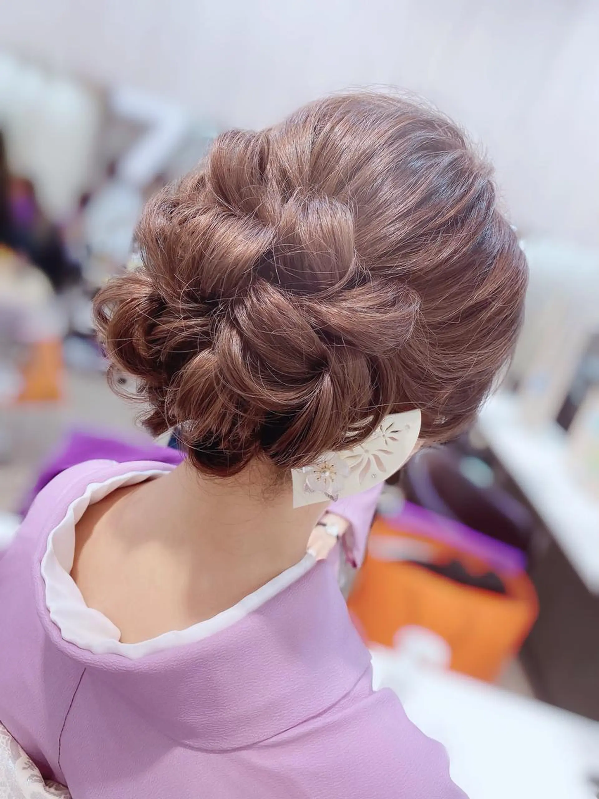 セミロング ヘアアレンジ 《カメレオン》 西田美輝のヘアスタイル