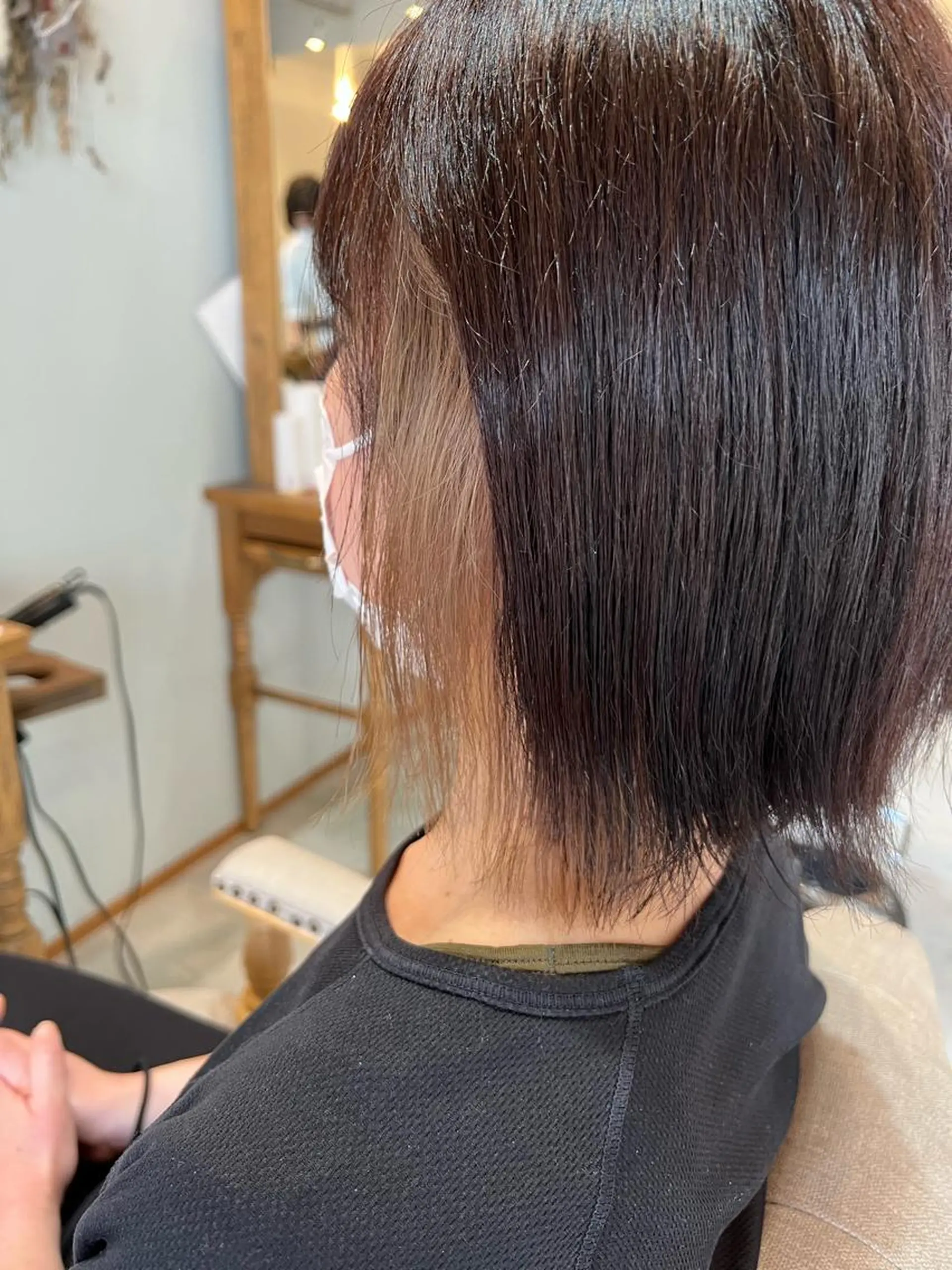 ショート カラー ぱつボブ/ ショート/YUKIのヘアスタイル