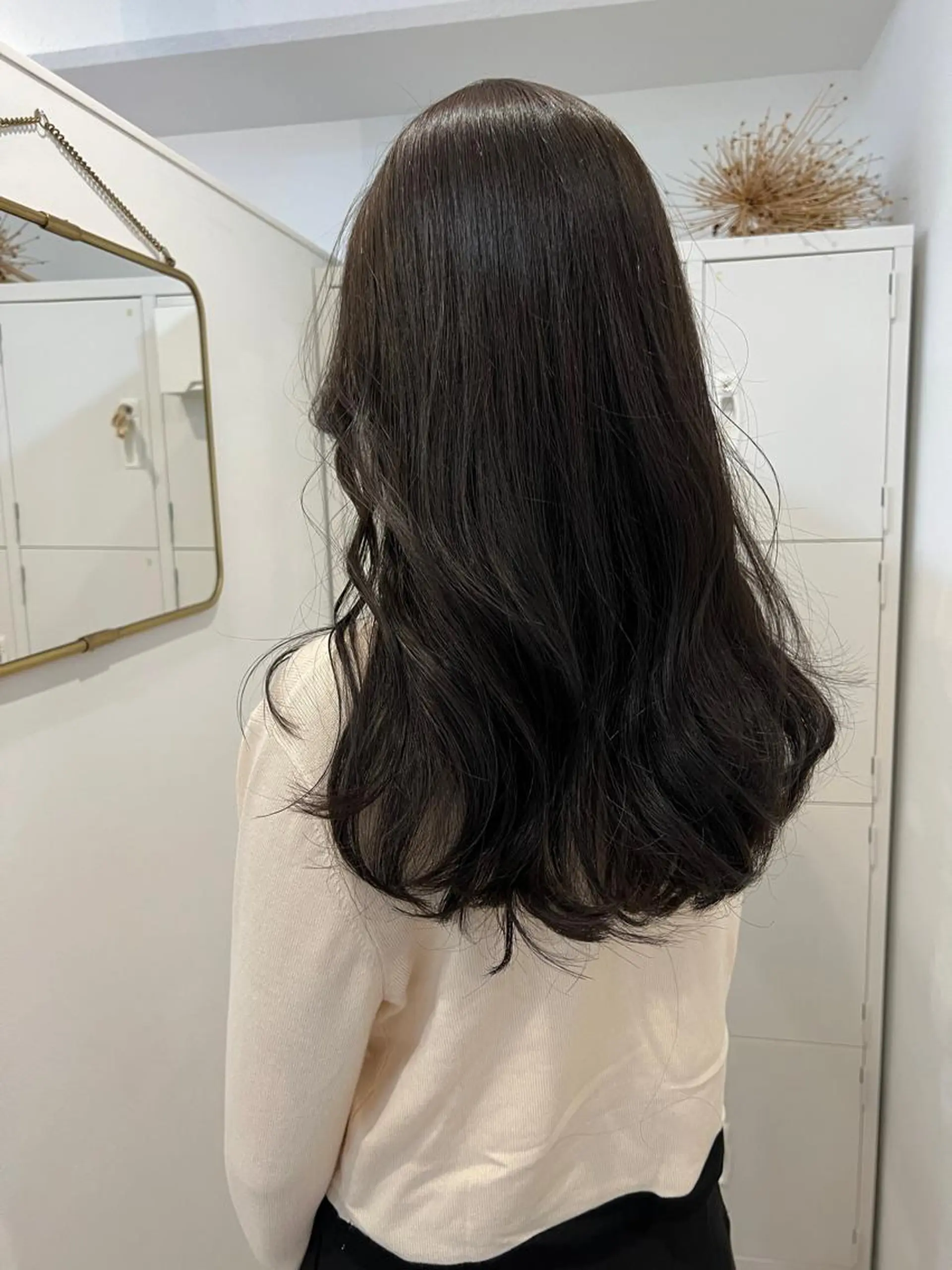 ロング カラー レイヤーカット ボブパーマNo.1のヘアスタイル