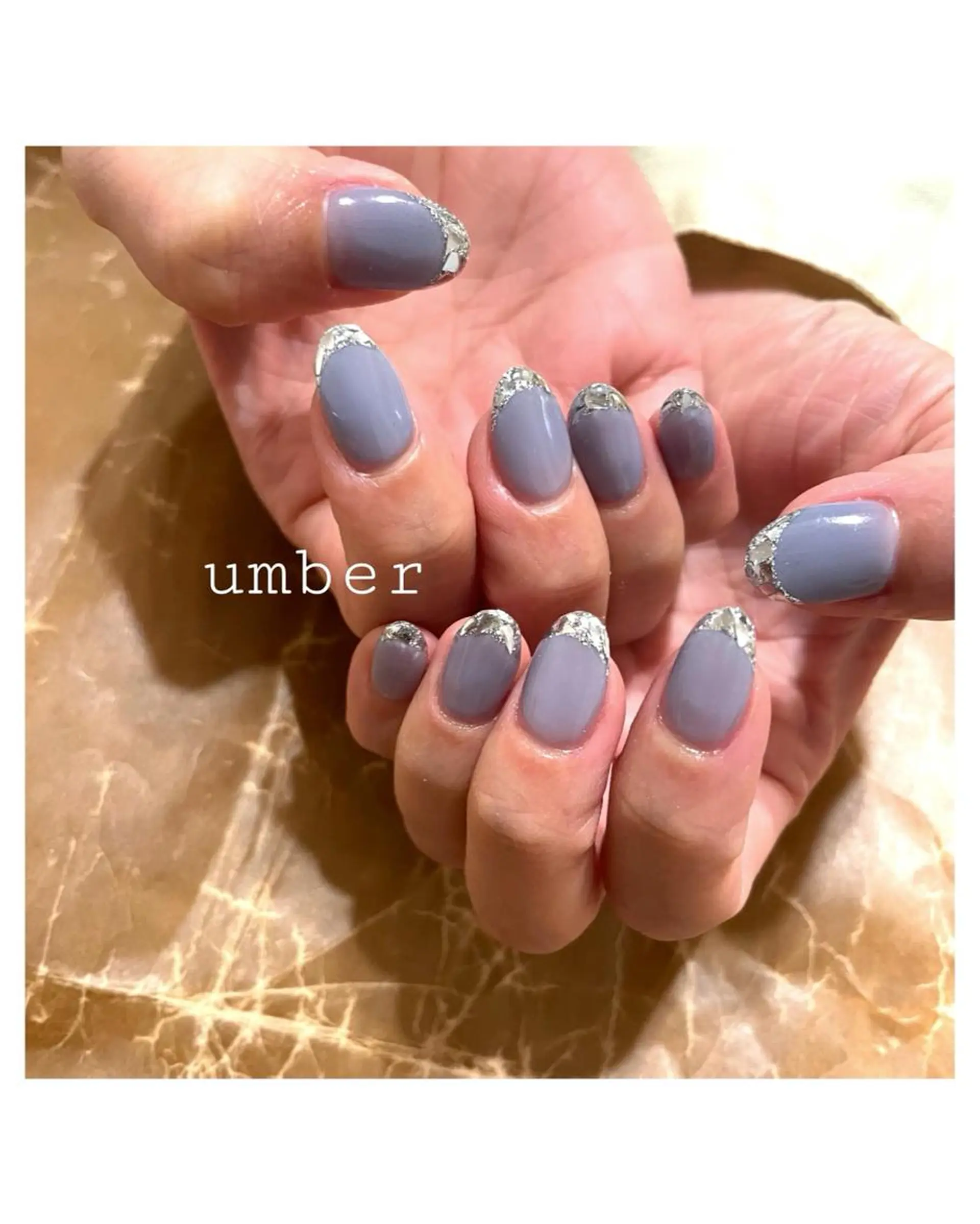 ネイル クリアネイル フラッシュネイル フットネイル フレンチネイル マグネットネイル ハンドネイル umber 三茶1分のネイルデザイン