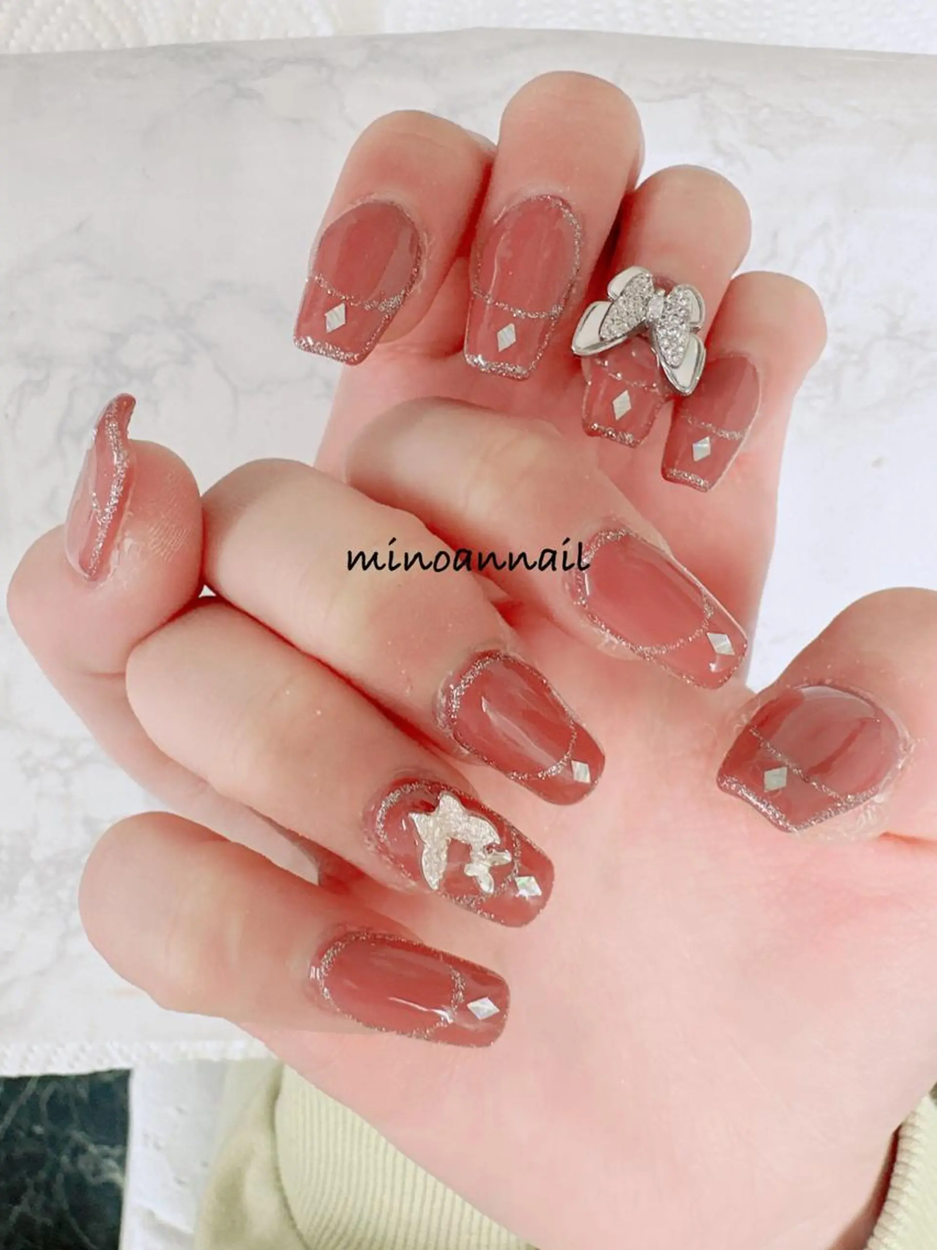 ネイル ハンドネイル ハンドケア 💝Aki Nail💝のネイルデザイン