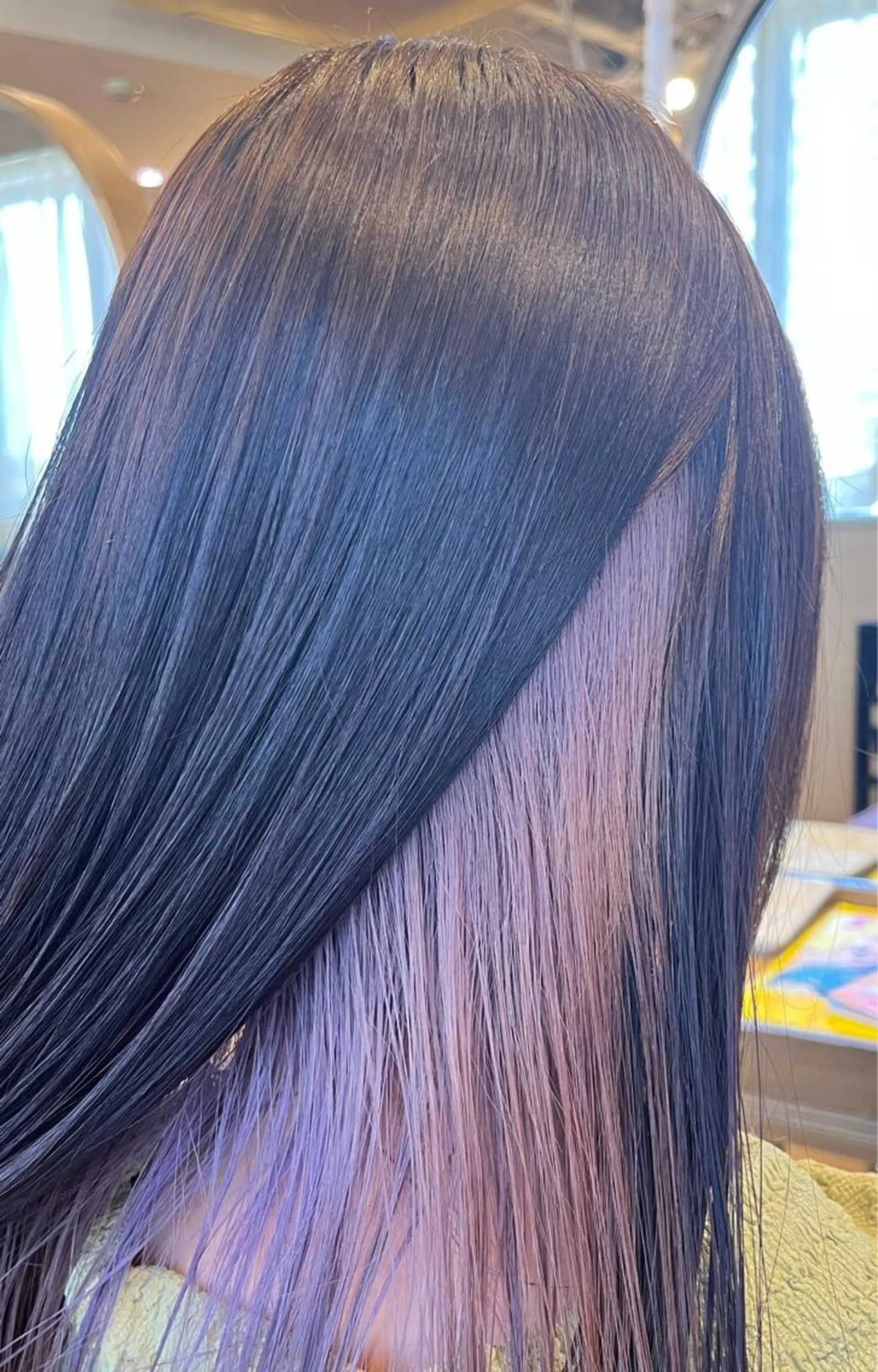 セミロング カラー 髪質改善×ケアブリー チ特化【ケンタ】のヘアスタイル