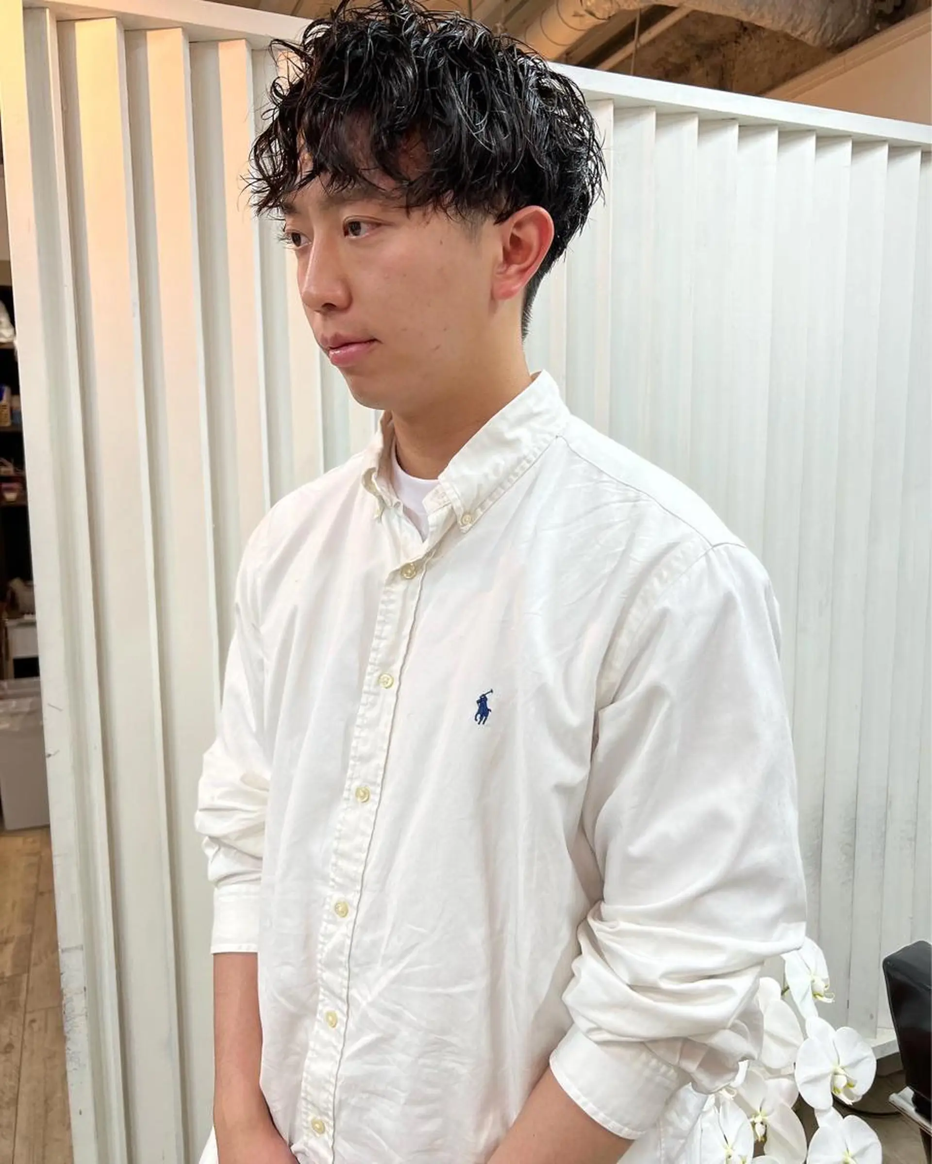 ショート カラー パーマ ヘアアレンジ メンズ 【池袋/スパイキー ショート】ⓝⓘⓜⓤのヘアスタイル