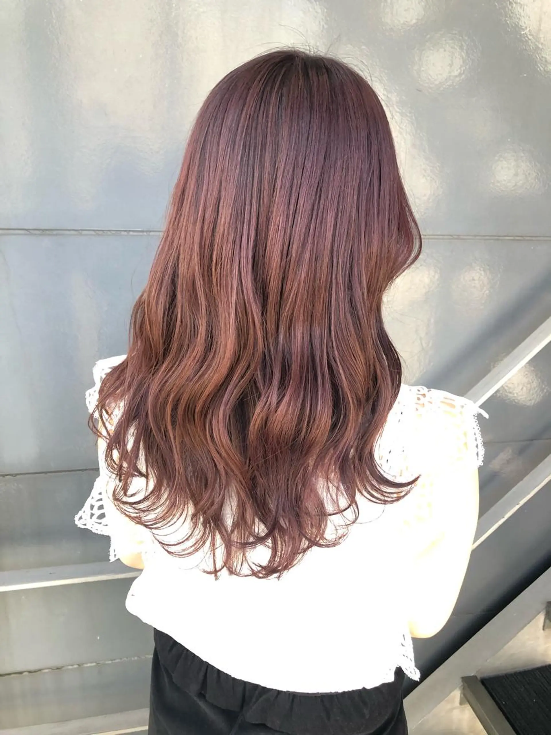 セミロング カラー ピンクカラー カット ヘアカラー 女性リピ90%🍨 🩷佐藤みずきのヘアスタイル