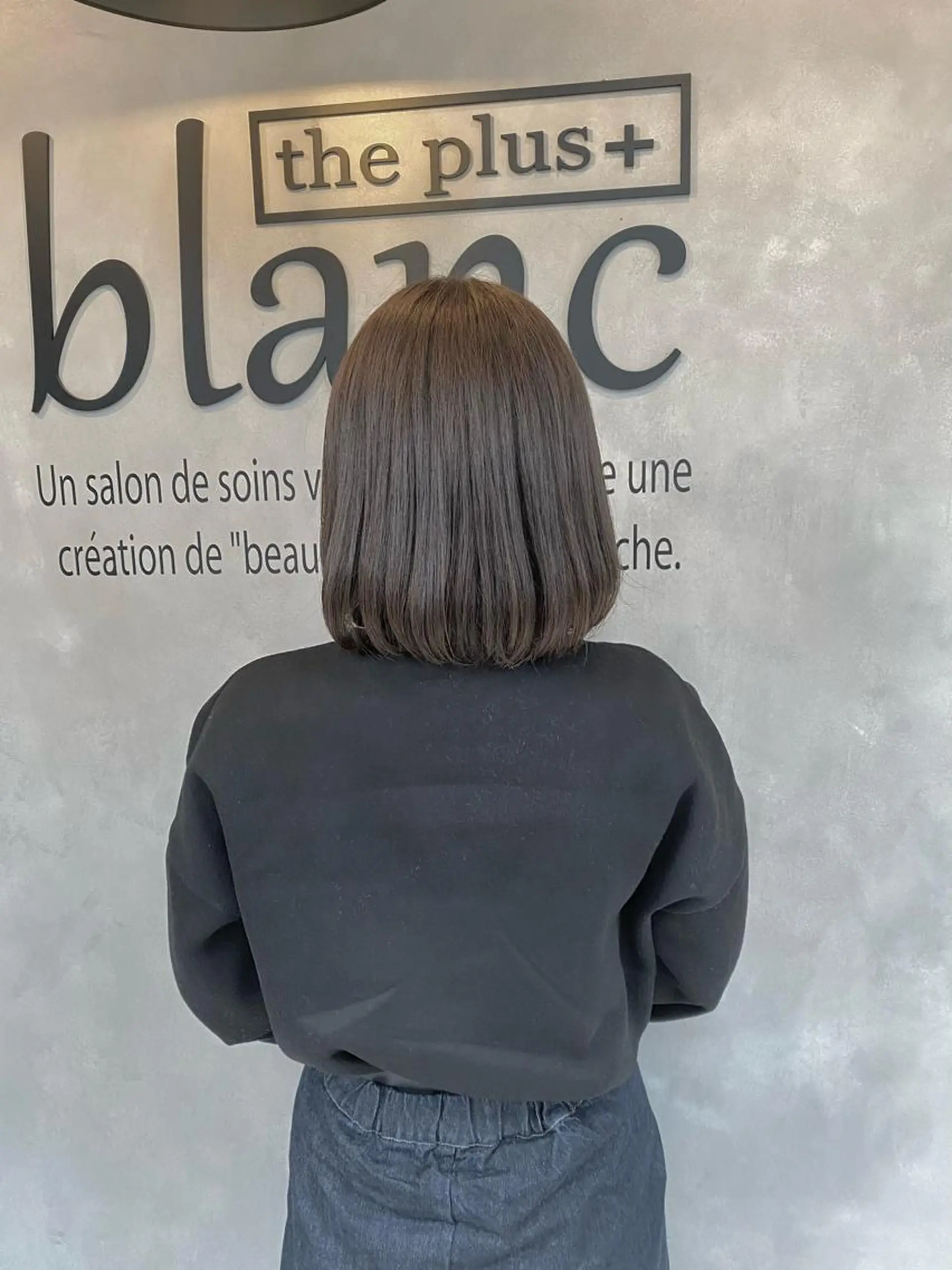 ミディアム ヘアカラー 冨樫 真季のヘアスタイル