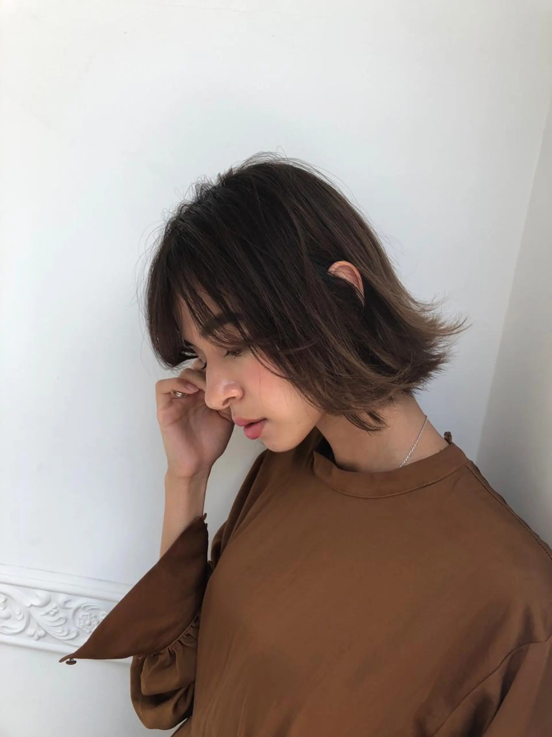 ミディアム カラー パーマ ヘアアレンジ 脱白髪染め特化GBG 自由が丘所属・【白髪ぼかし 専門GBG】自由が丘のヘアスタイル