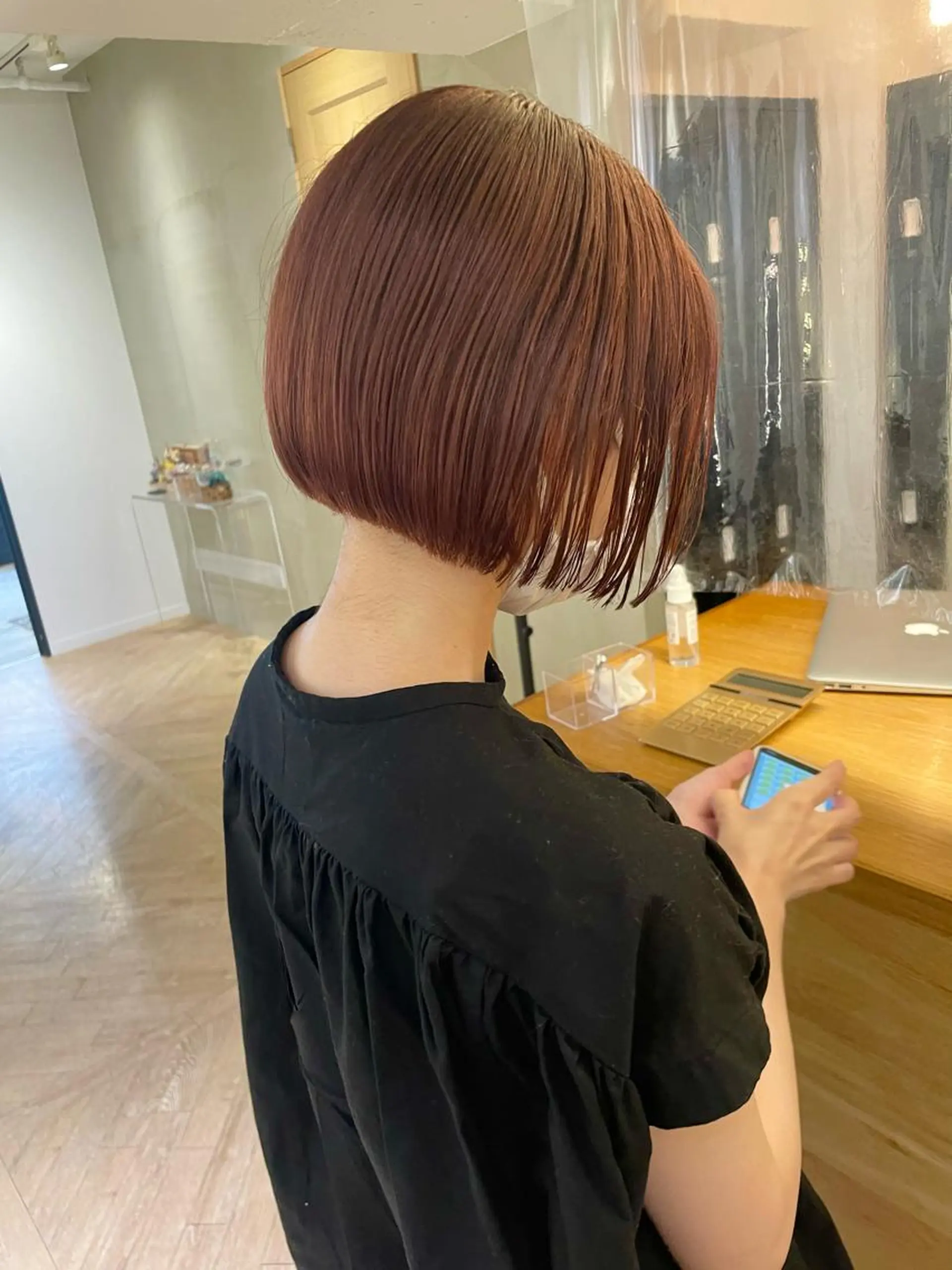 ミディアム ボブ LOREN＋透明感 オリーブhirokoのヘアスタイル