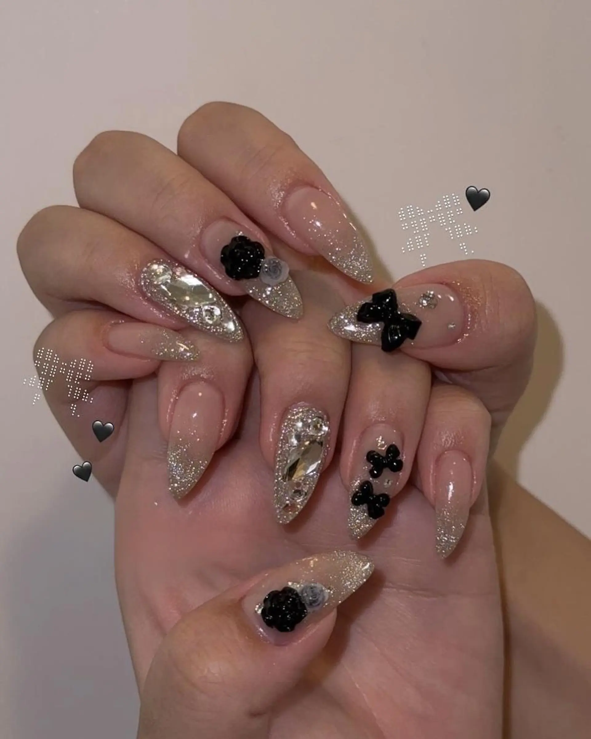 ネイル 長さ出し フレンチネイル グラデーション 卒業式 マグネットネイル ハンドネイル MIHANA YUKIのネイルデザイン