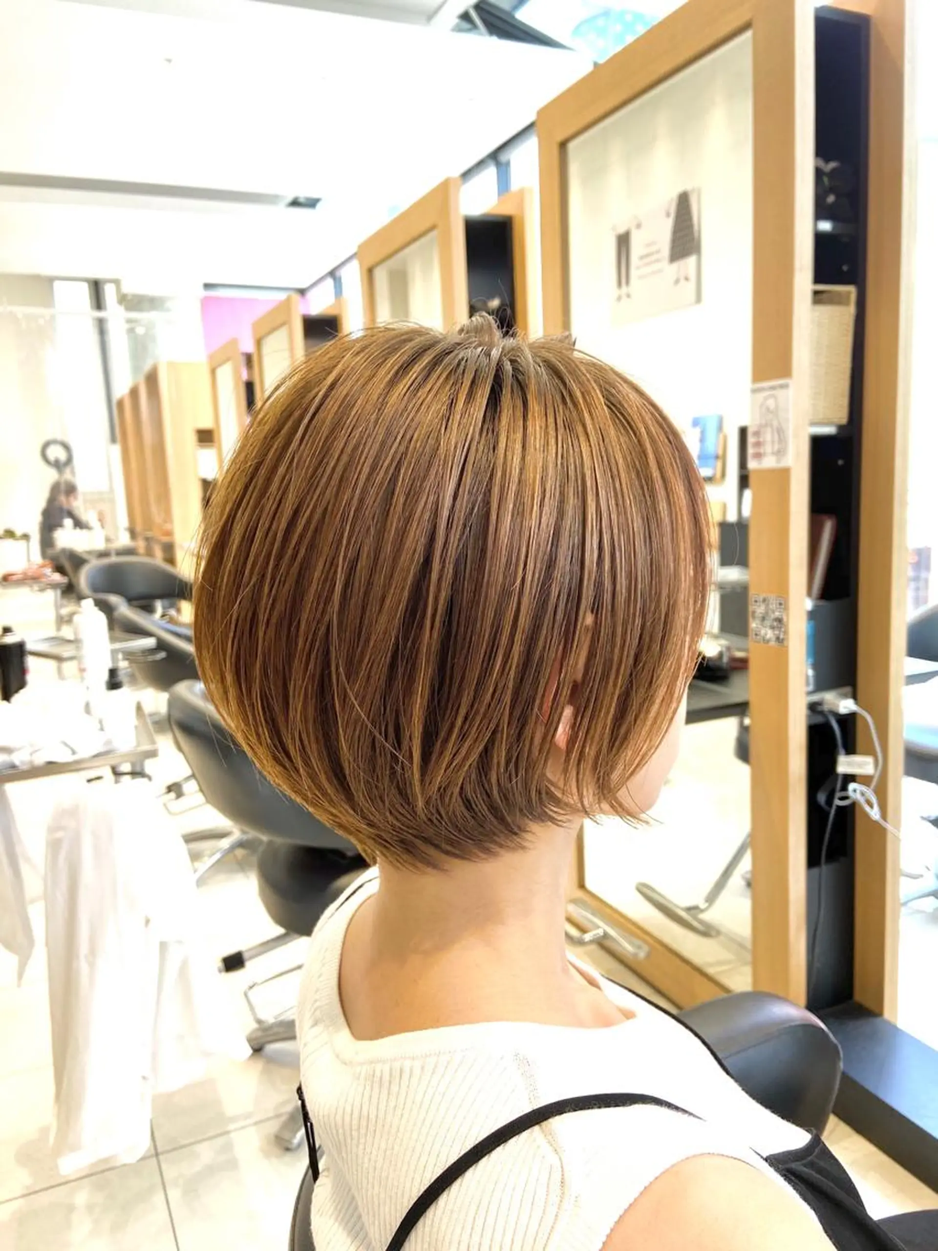 ショート ショート白髪染め無料 ／河瀬謙介のヘアスタイル