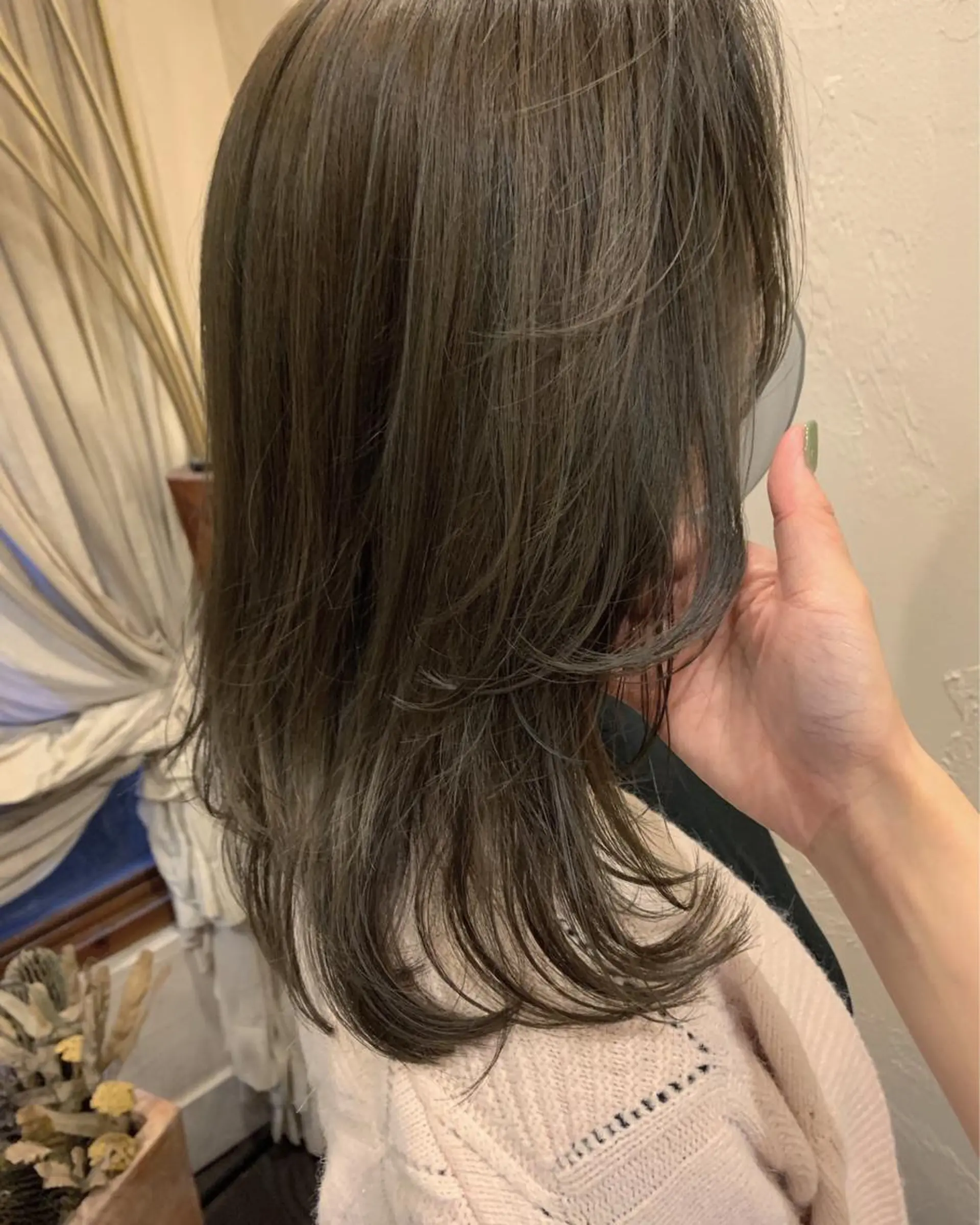 ミディアム カラー アッシュ ミント luve heart's And Be  minamisemba所属・脇坂 佳世の眉毛・アイブロウイメージ