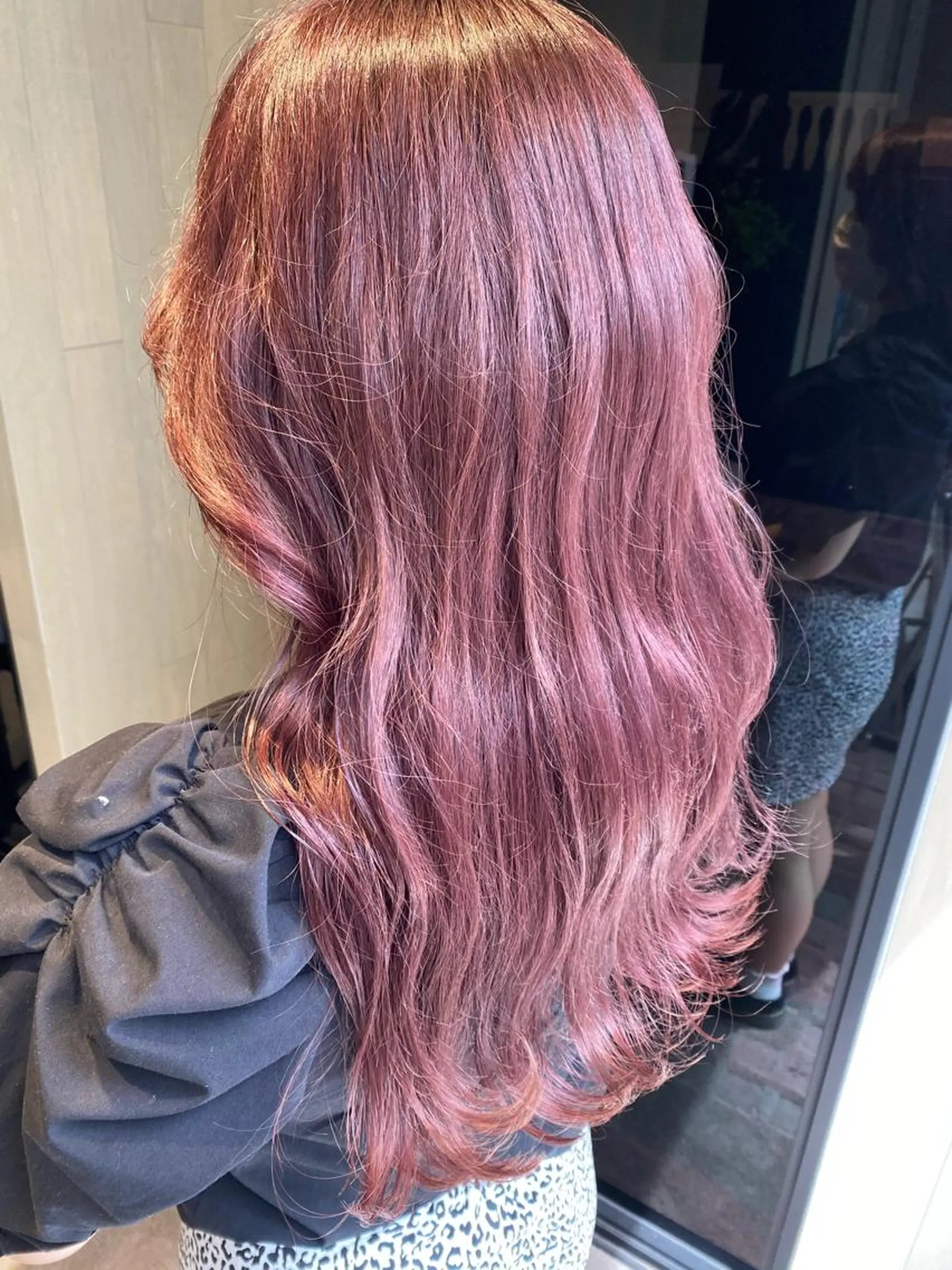 セミロング カラー ヘアアレンジ アンククロス渋谷【ANKH CROSS】所属・韓国ヘア┊︎レイヤー ┊︎haruka🌙のヘアスタイル