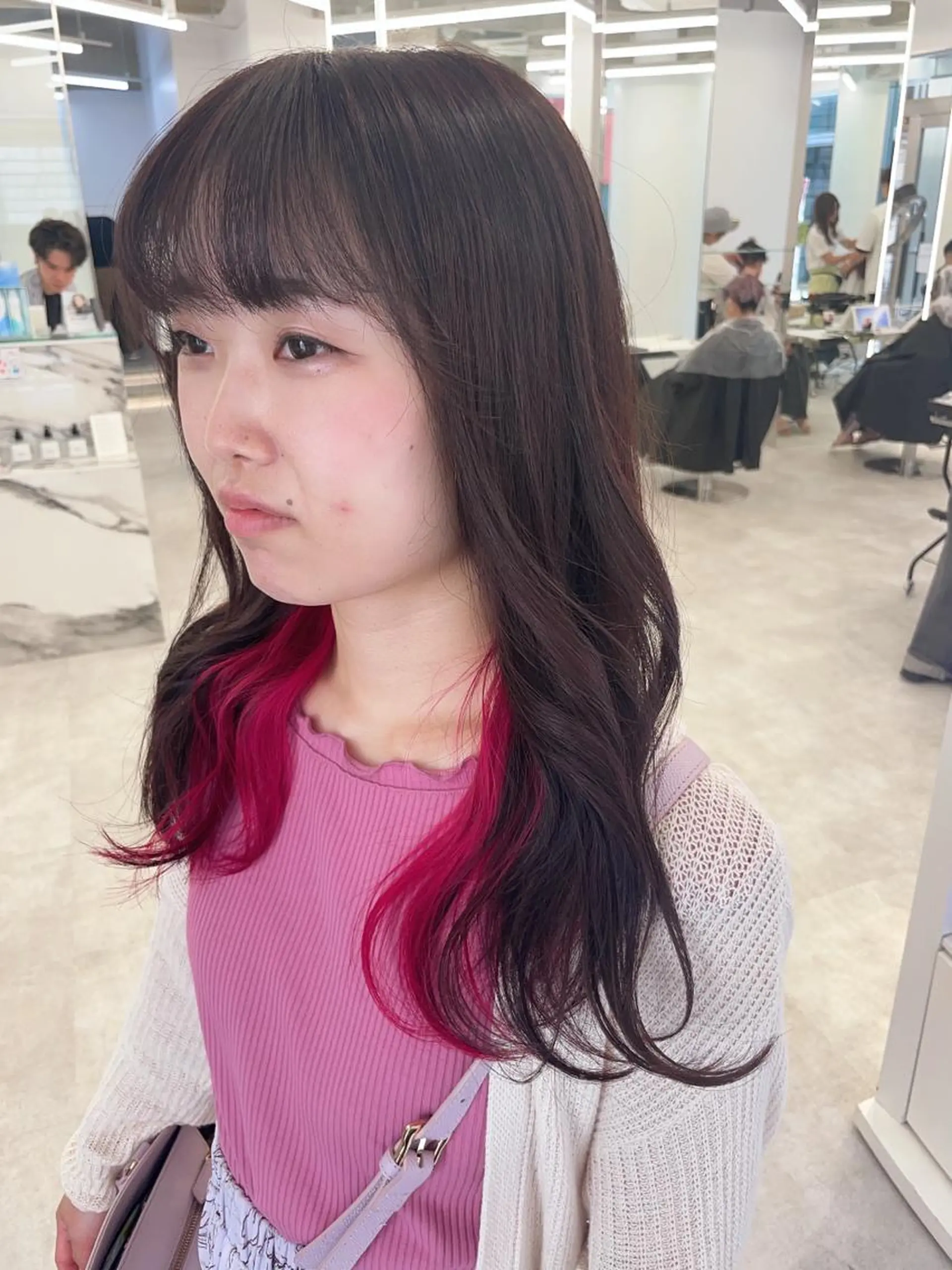 ロング カラー ヘアアレンジ ヘアカラー トリートメント 【Sweep】おじま のぞみのヘアスタイル