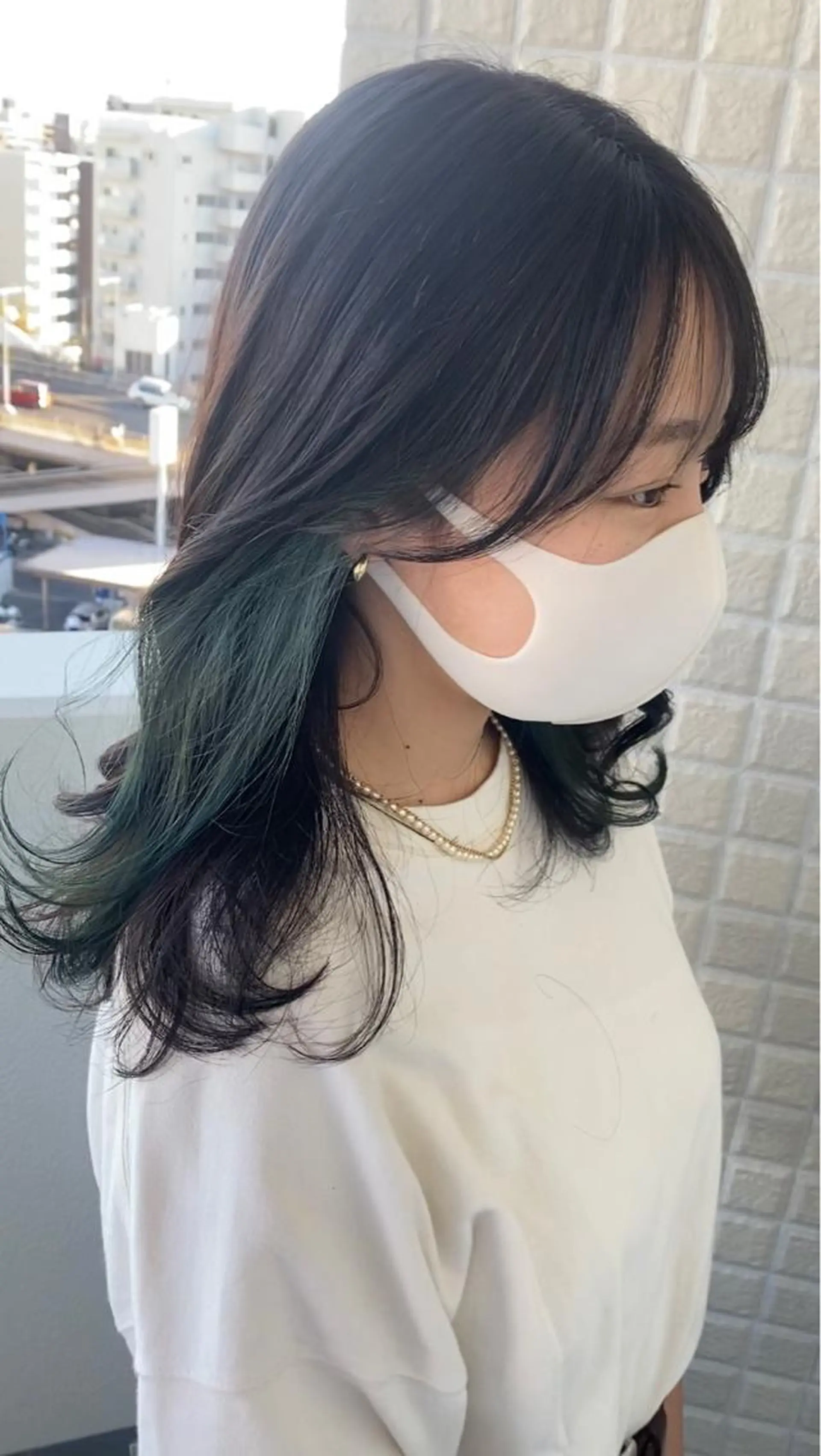 セミロング カラー ヘアアレンジ Rene'所属・当日予約⭕️ JUNYAのヘアスタイル