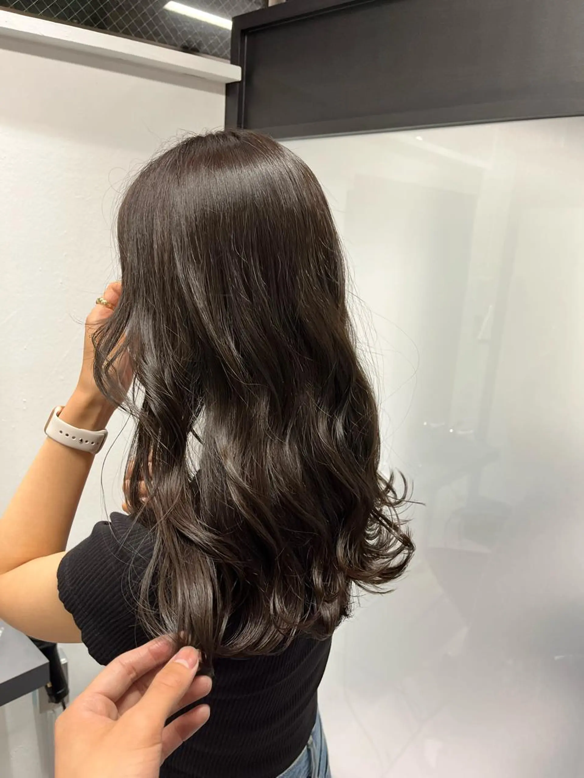 ロング カラー レイヤー/髪質改善/ 美髪矯正/手塚凌のヘアスタイル