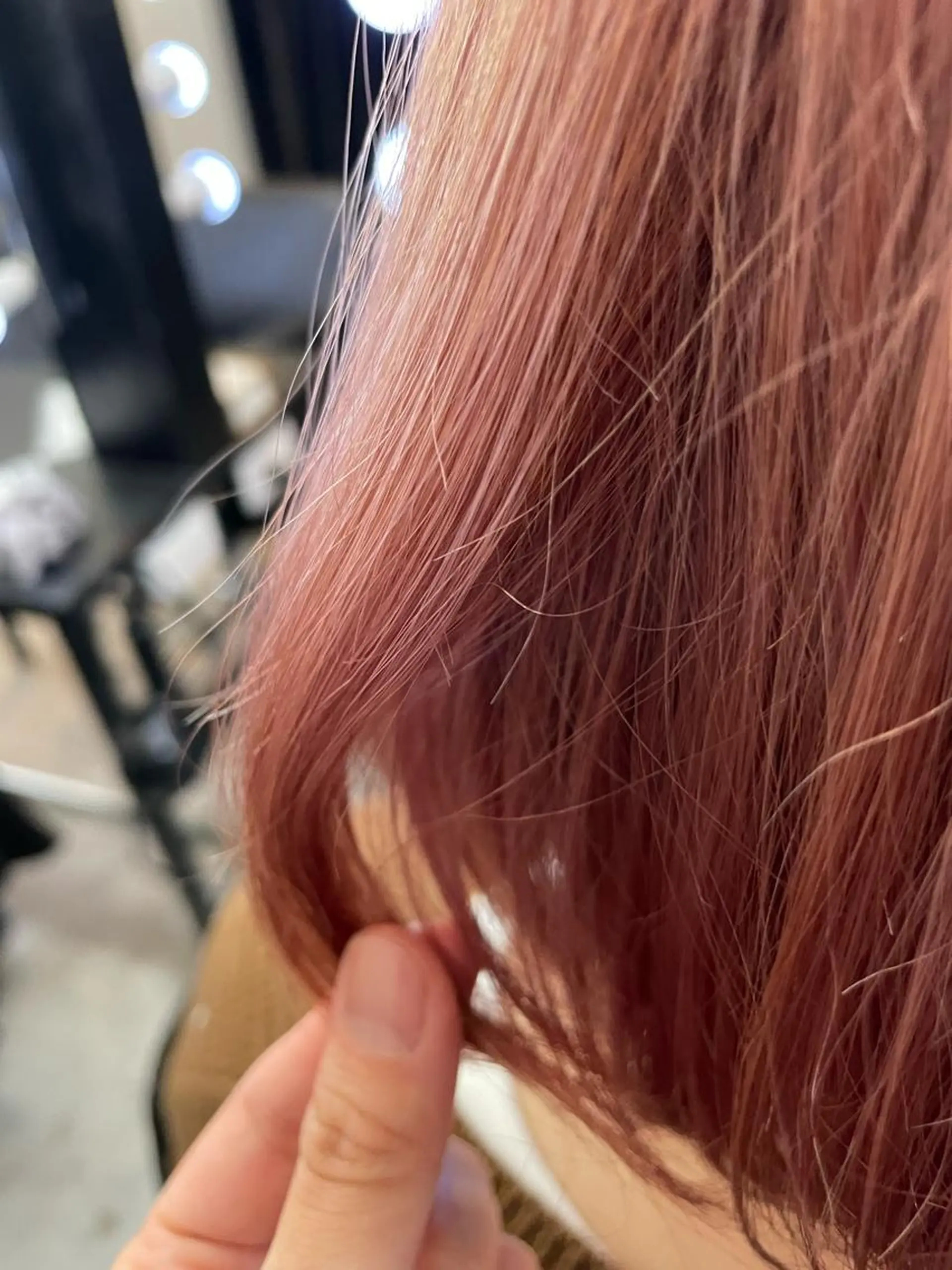 ショート カラー ブリーチ ダブルカラー ピンクカラー カット ヘアカラー ブリーチなし透明感 タケザワミキのヘアスタイル