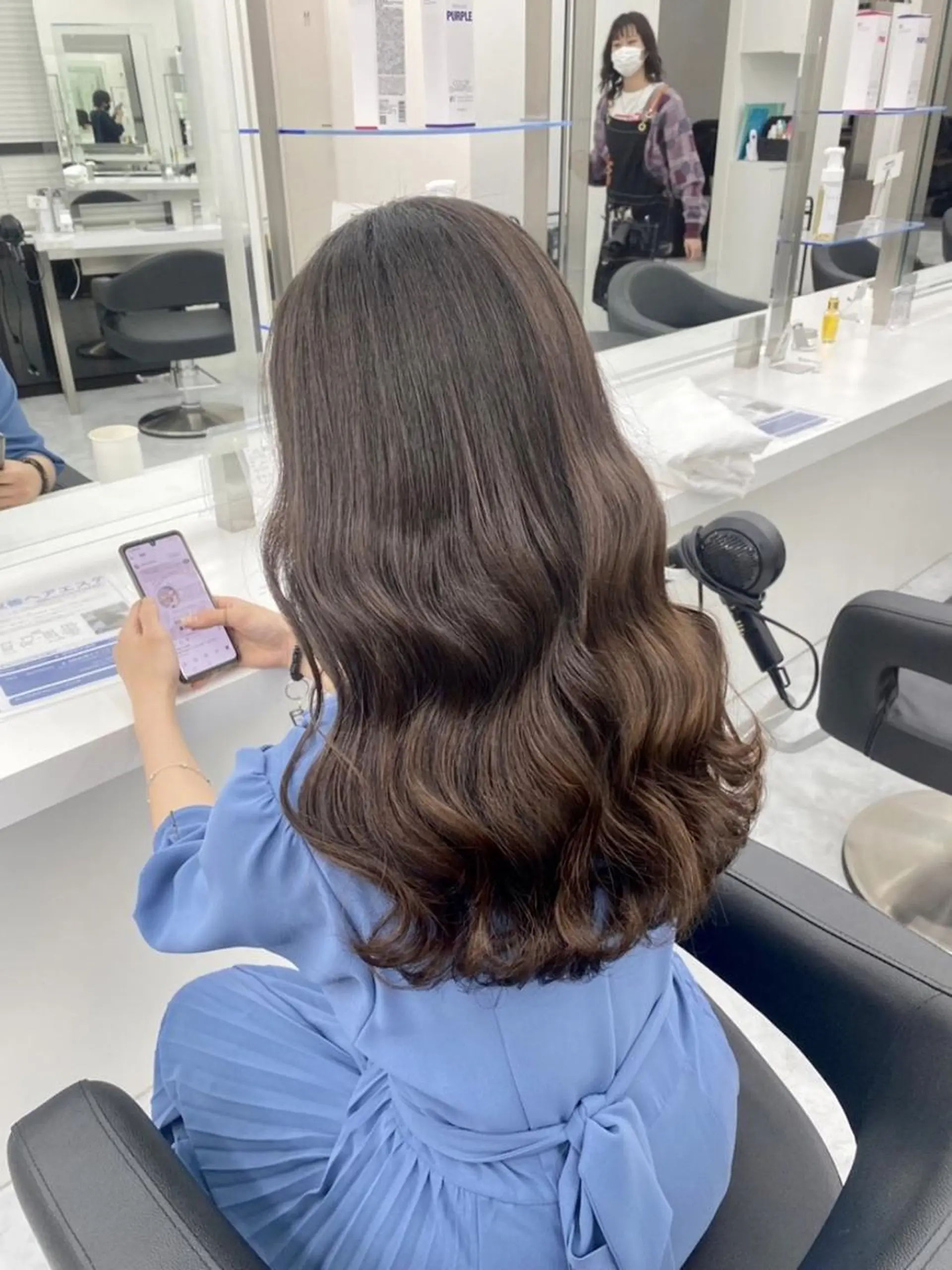 カラー 透明感くすみカラー 🩶カナタ🩶のヘアスタイル