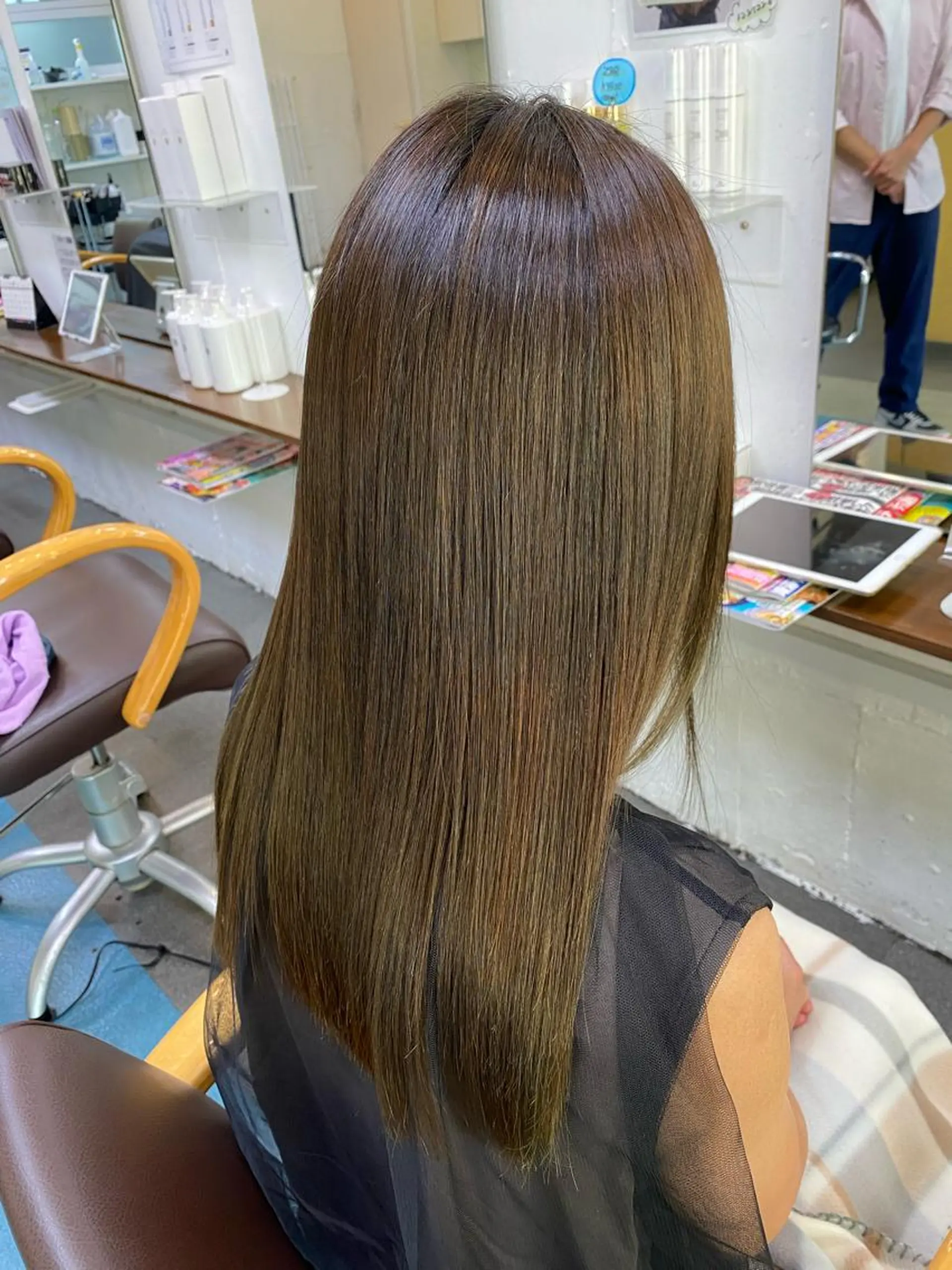 ロング カラー 髪質改善 トリートメント カット ヘアカラー トリートメント 【髪質改善】に特化 オリーブオイルクラブのヘアスタイル