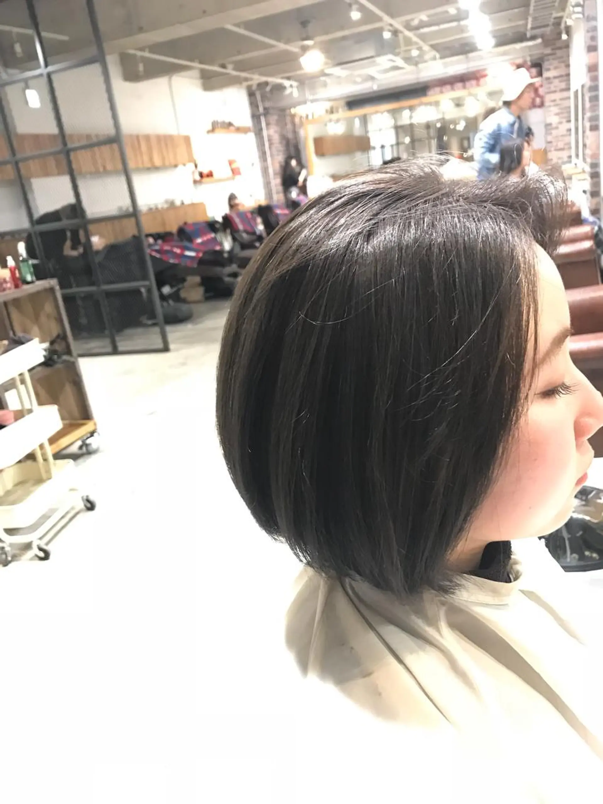 ショート カラー パーマ ヘアアレンジ メンズ キッズ 透明感カラー グレージュ Forest. -髪質改善-のヘアスタイル