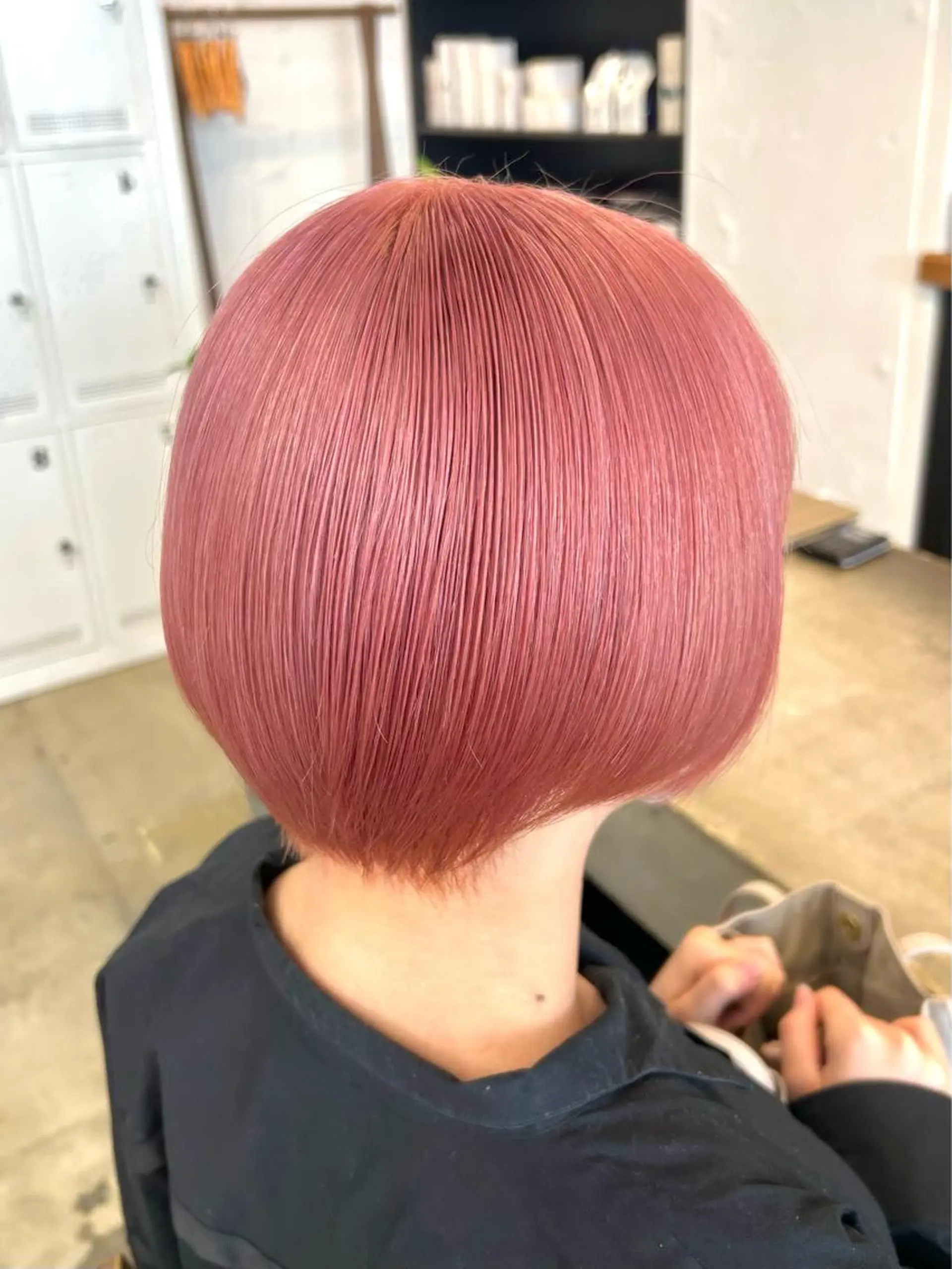 ショート カラー ヘアアレンジ 🎀暖色カラー🎀 ♡yurika♡のヘアスタイル