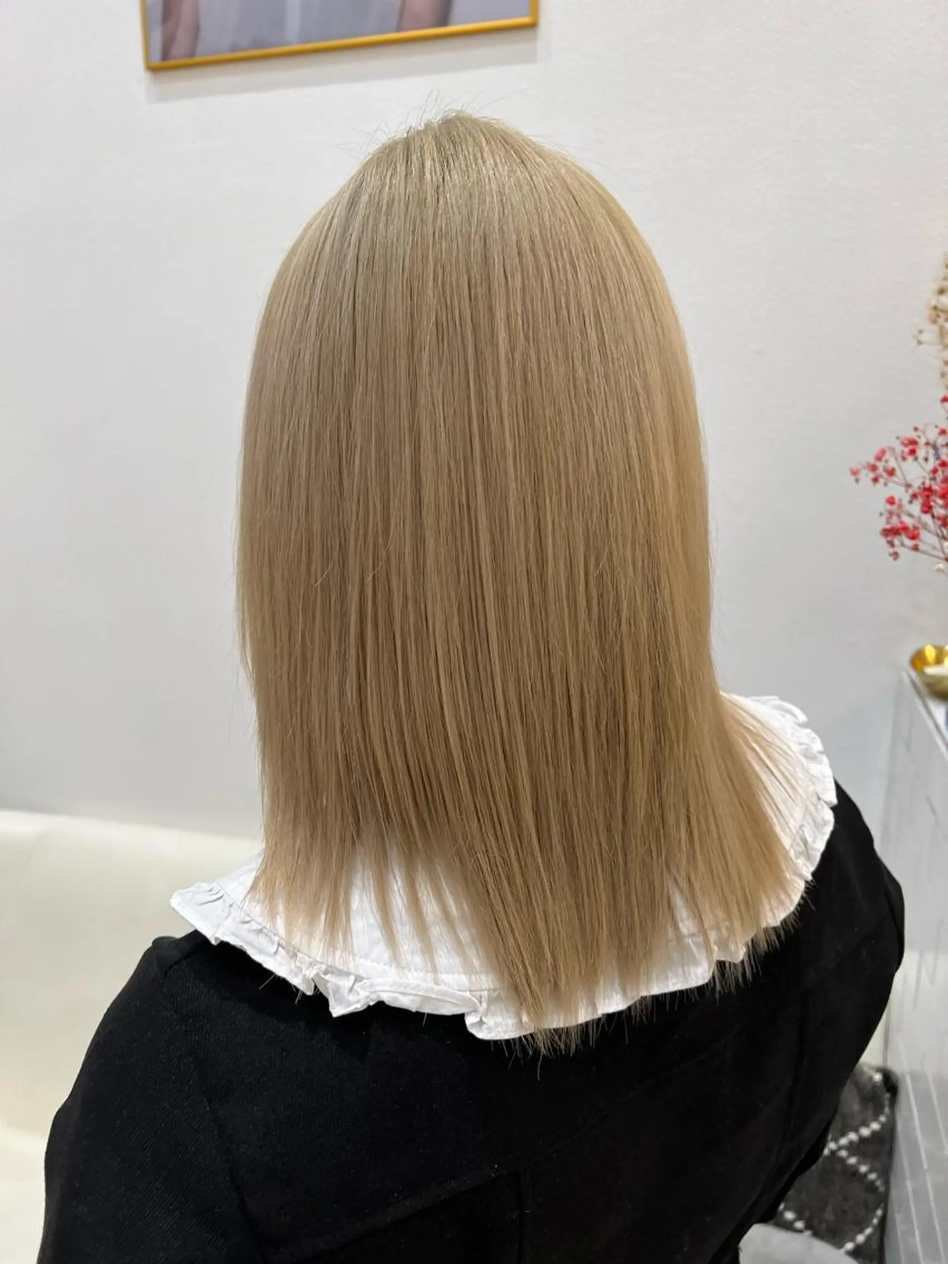 ミディアム パーマ ヘアアレンジ 堀井 凌平のヘアスタイル