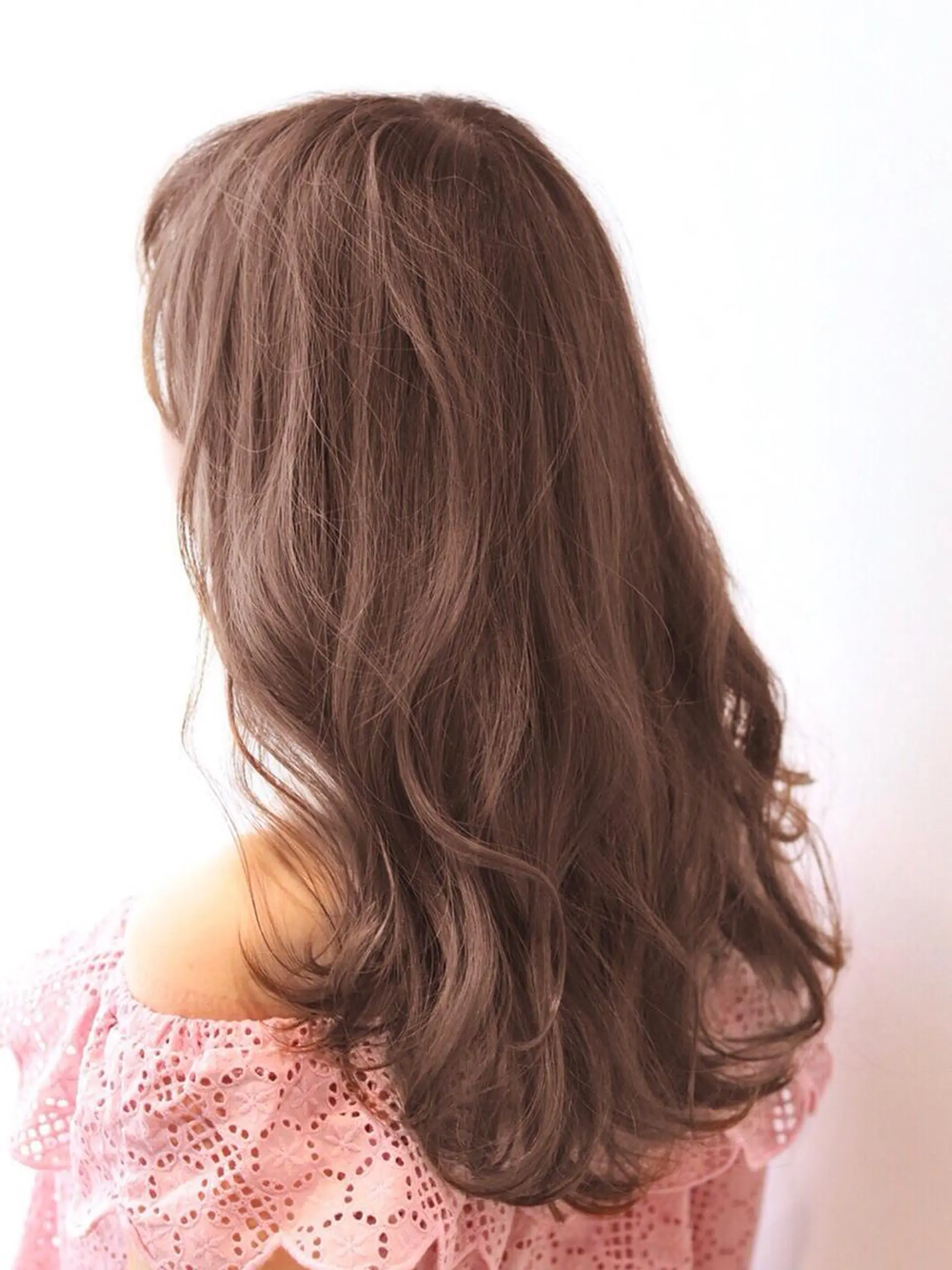 ロング カラー パーマ バレイヤージュ 黒髪 グラデーションカラー グレージュ ハイライトカラー 髪質改善🌈縮毛矯正 荻原　達矢のヘアスタイル