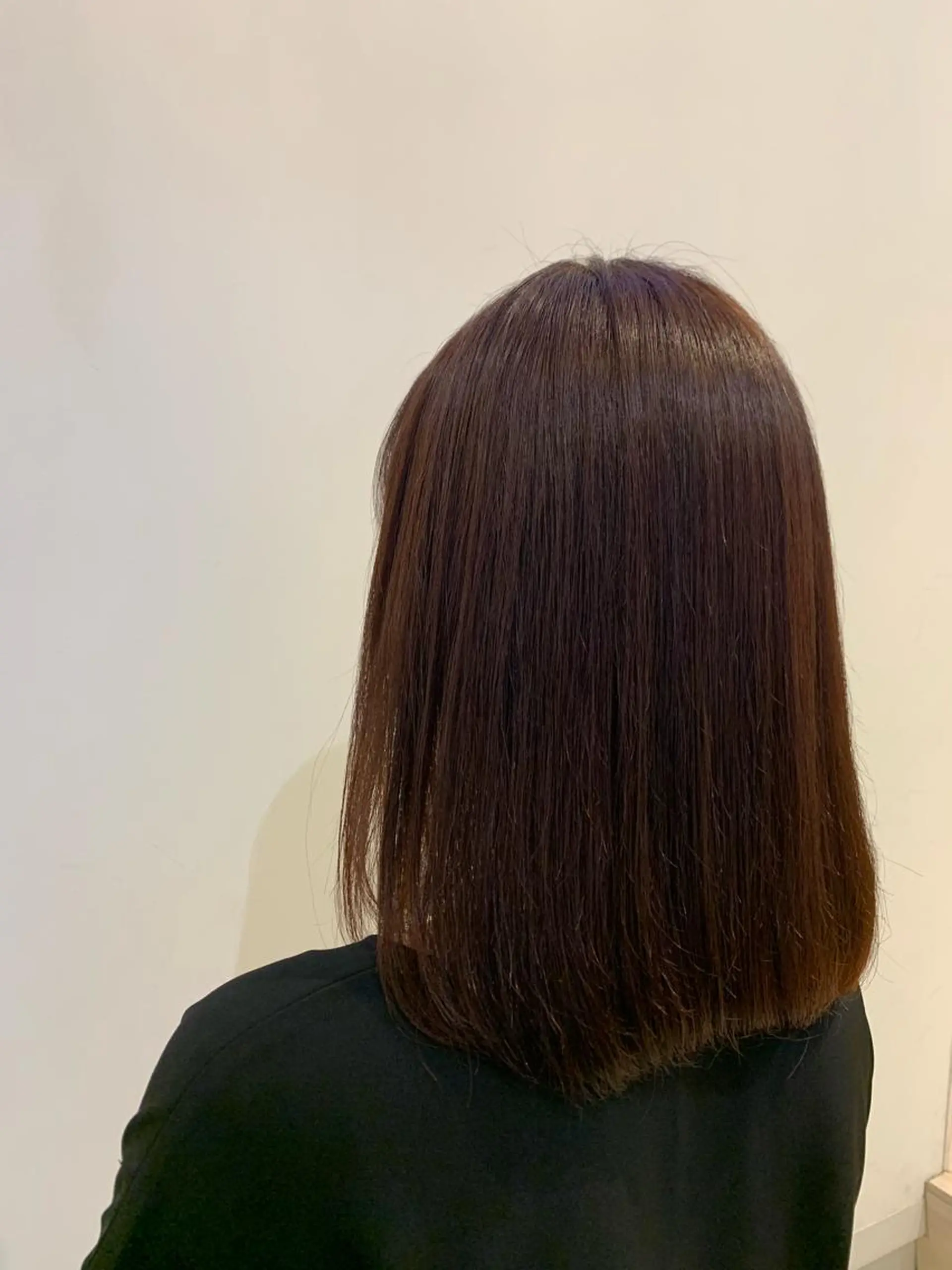 カラー ブリーチしない暖色 カラー🥀杉 優菜のヘアスタイル