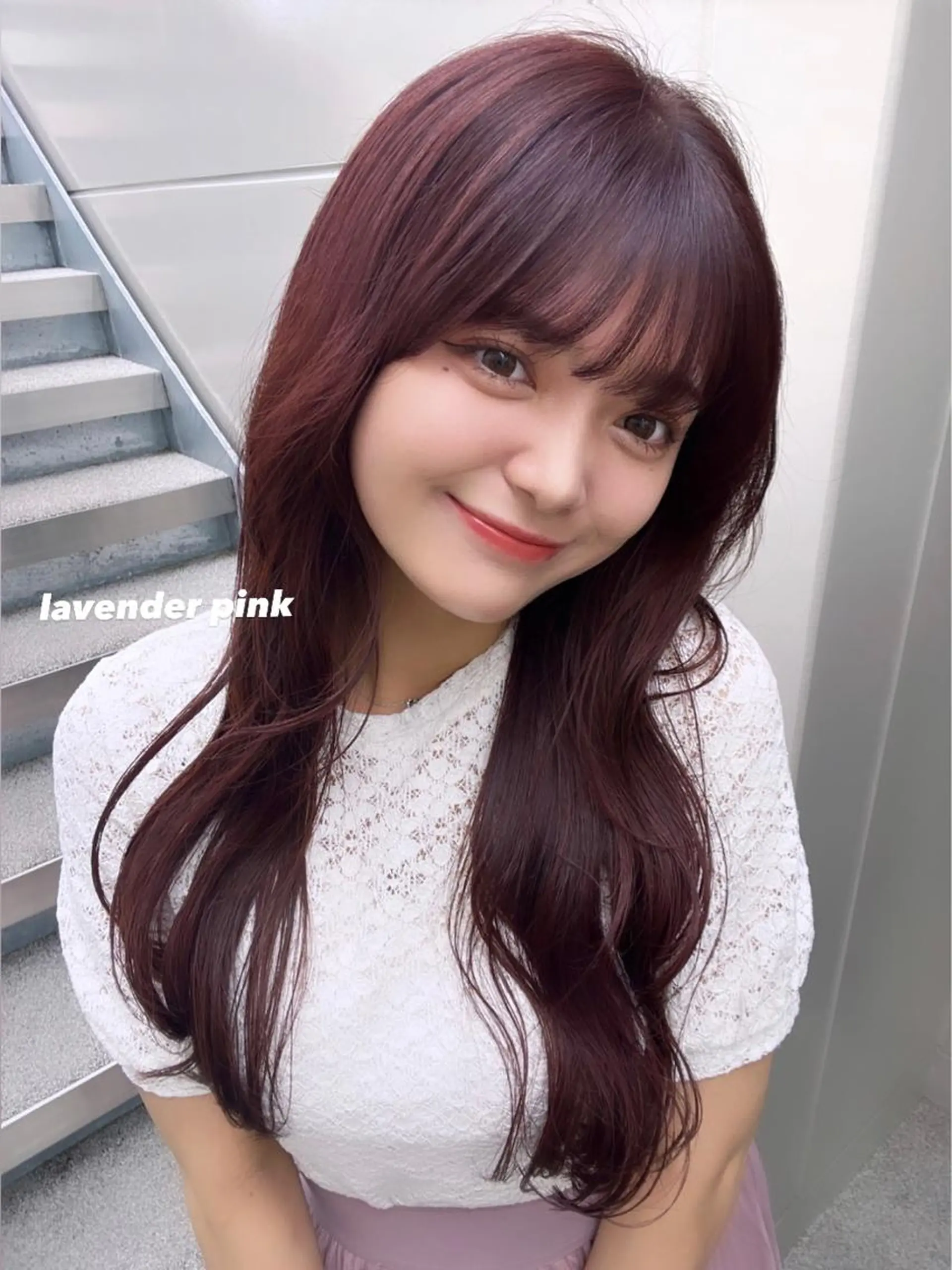 カラー 若月 あやかのヘアスタイル