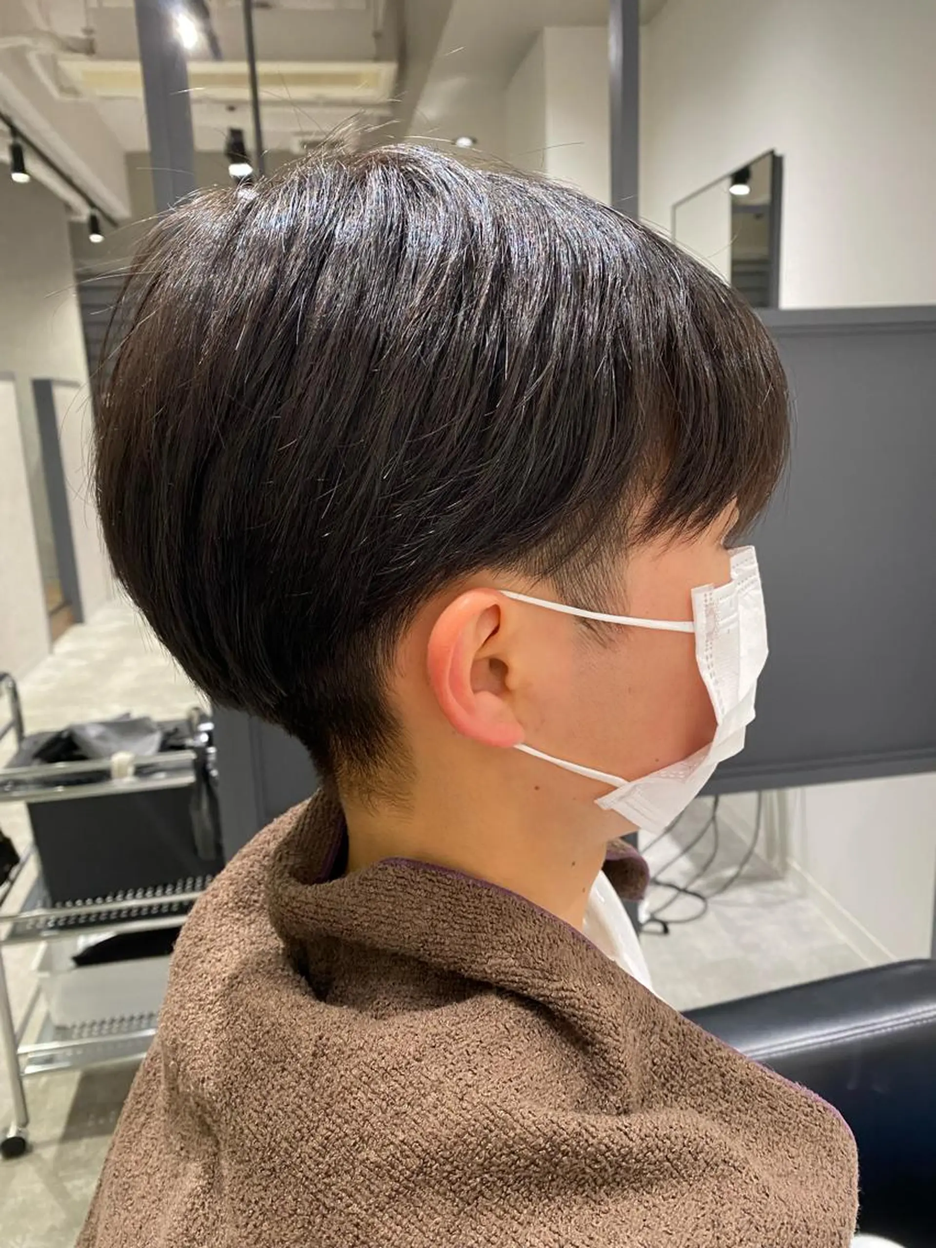 ショート メンズ esu心斎橋所属・esu☀️勇美☀️ 髪質改善ストレートのヘアスタイル