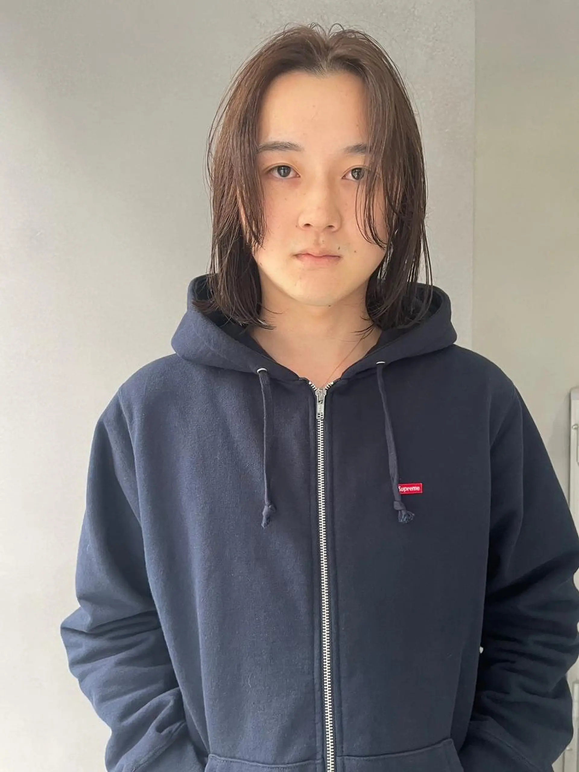 ショート メンズ パーマ カラー ショートボブ メンズブリーチ メンズハイライト メンズインナーカラー メンズ韓国風 カット ヘッドスパ CEINE OURのヘアスタイル