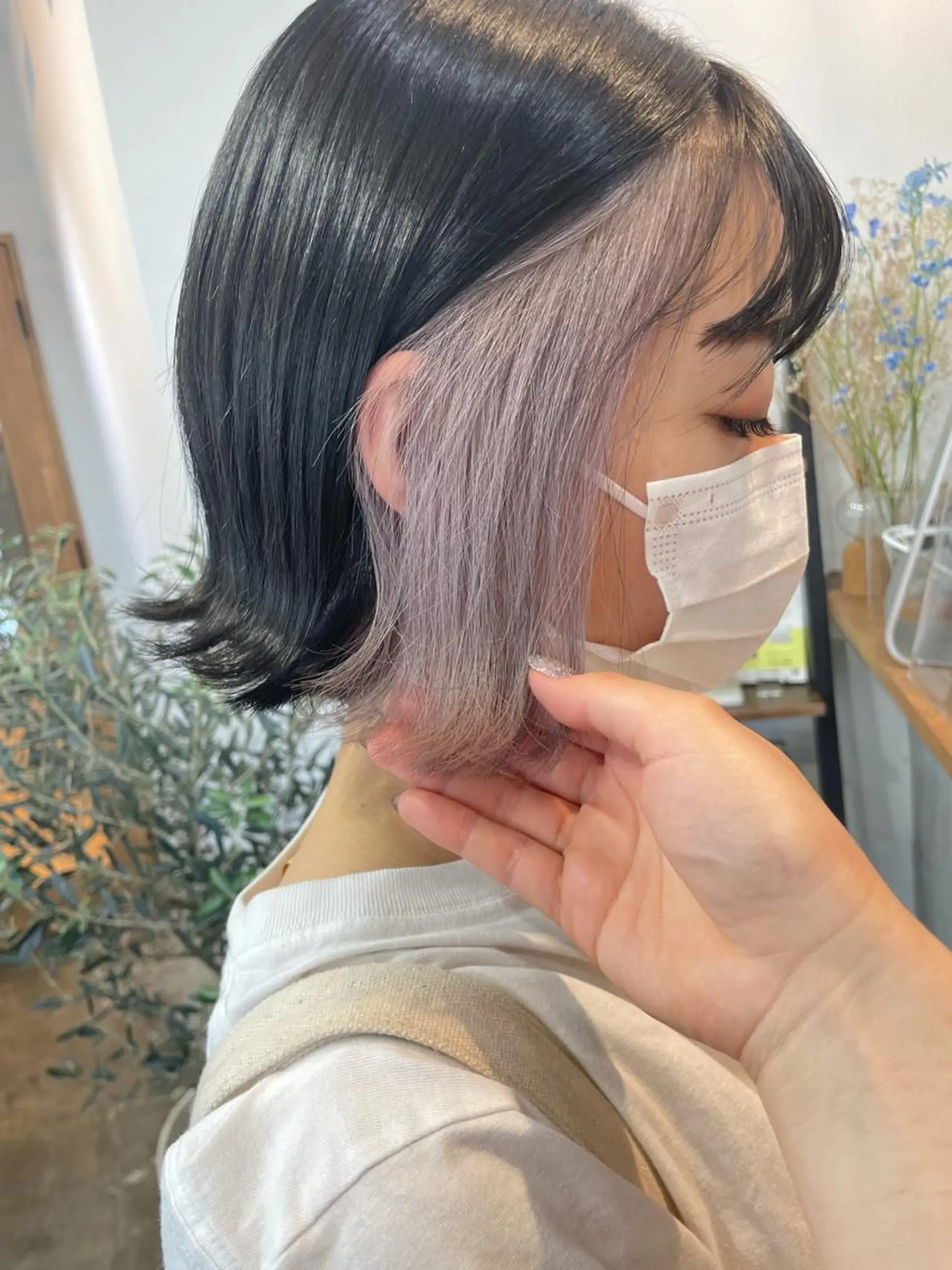 ミディアム カラー カラーモデル募集 吉原佳穂💗のヘアスタイル