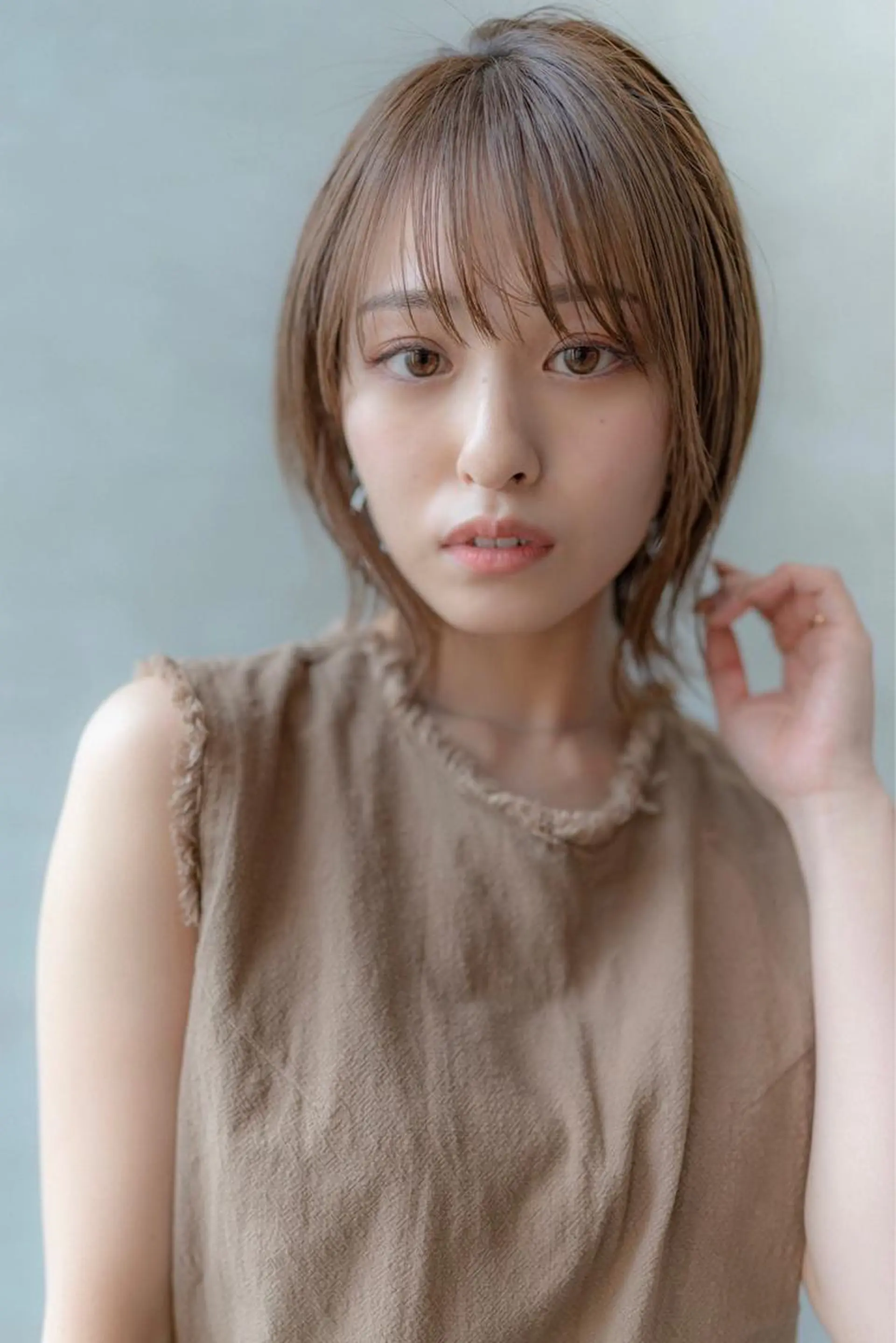 ミディアム カラー ボブ 髪質改善 RAF TOKYO所属・10月限定モニター 髪質改善美髪矯正のヘアスタイル