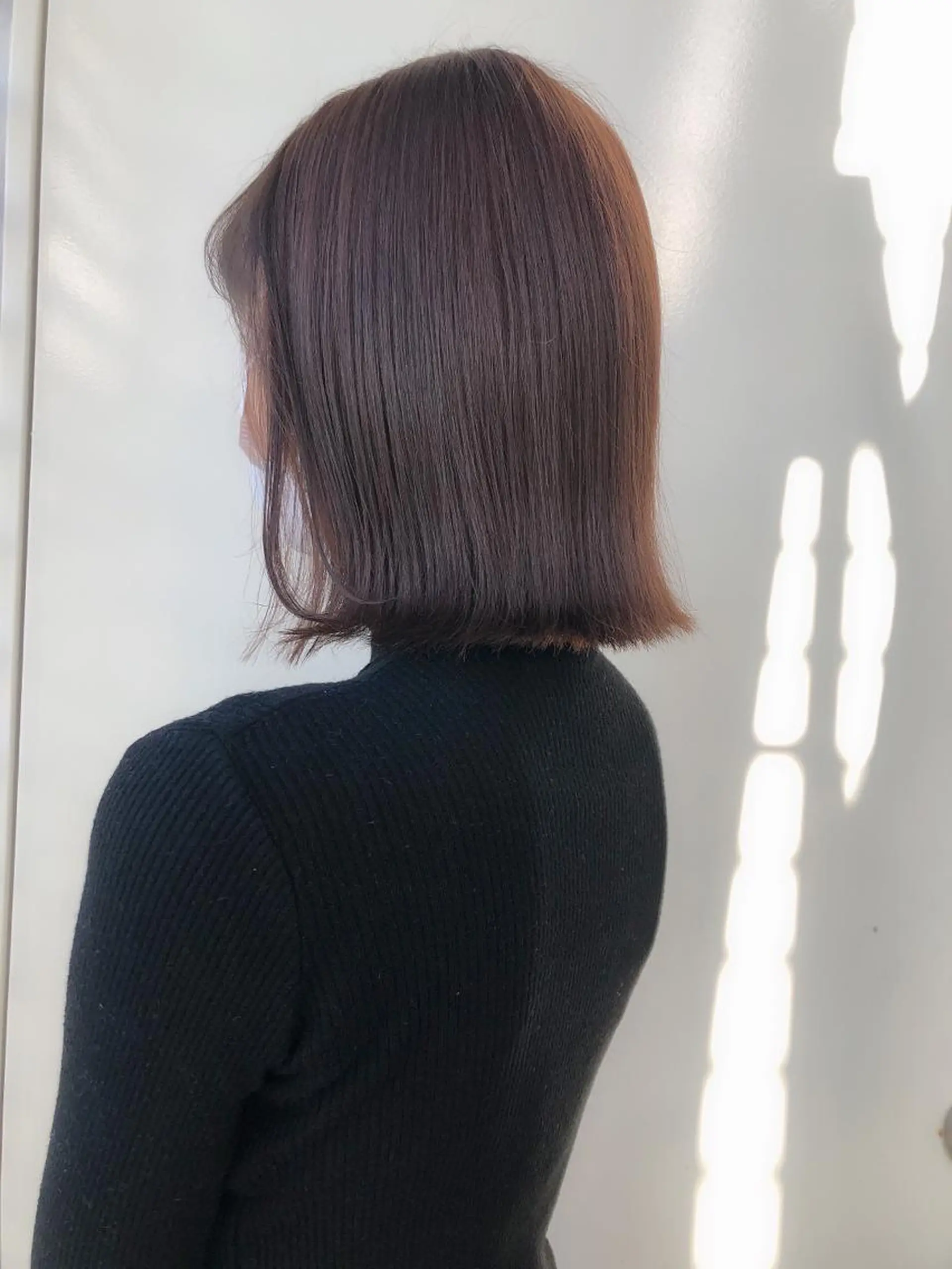 ミディアム カラー 韓国🇰🇷レイヤー 映える顔周り🩷のヘアスタイル