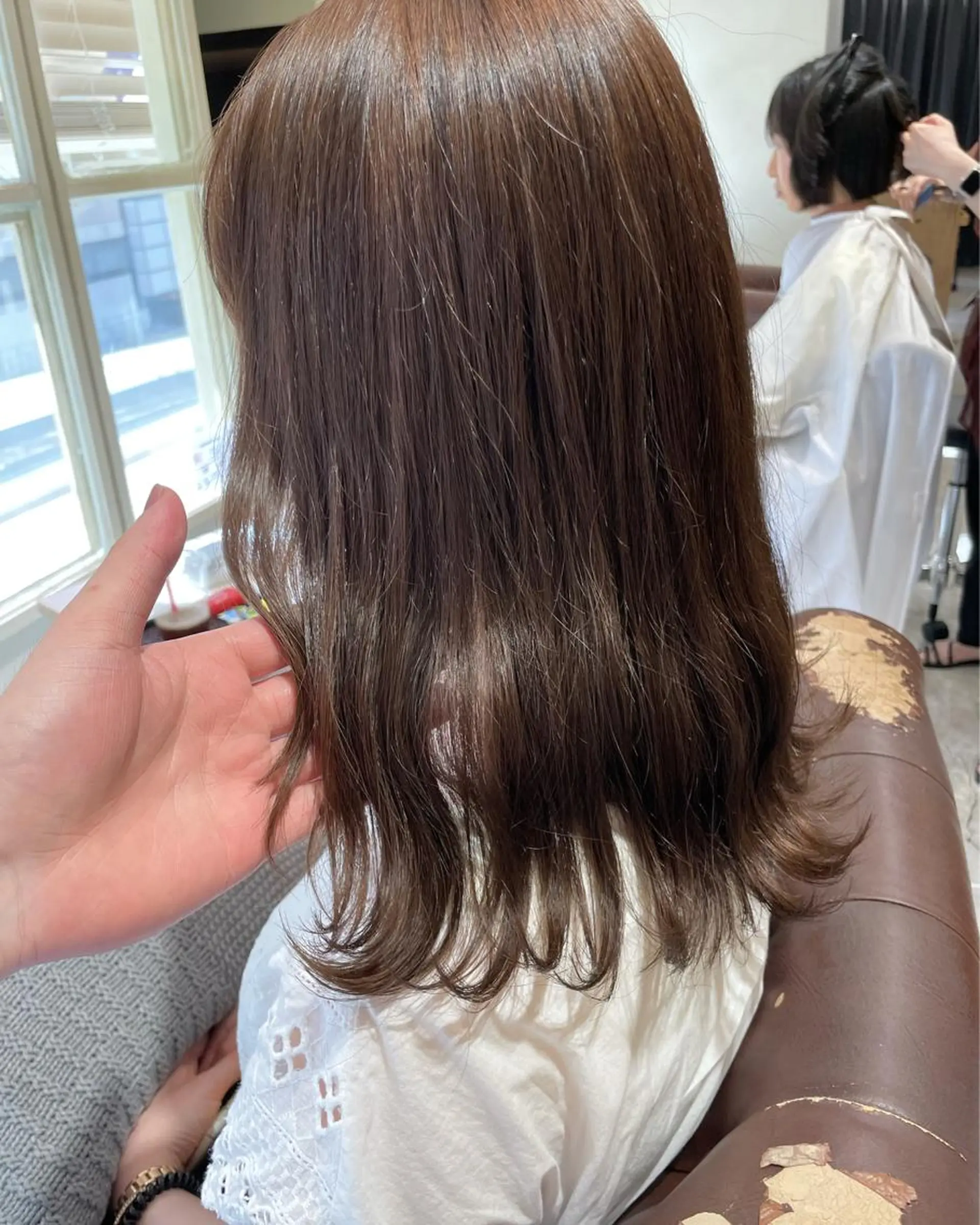 ミディアム カラー カット ボブ/パーマ 古家 佑真のヘアスタイル