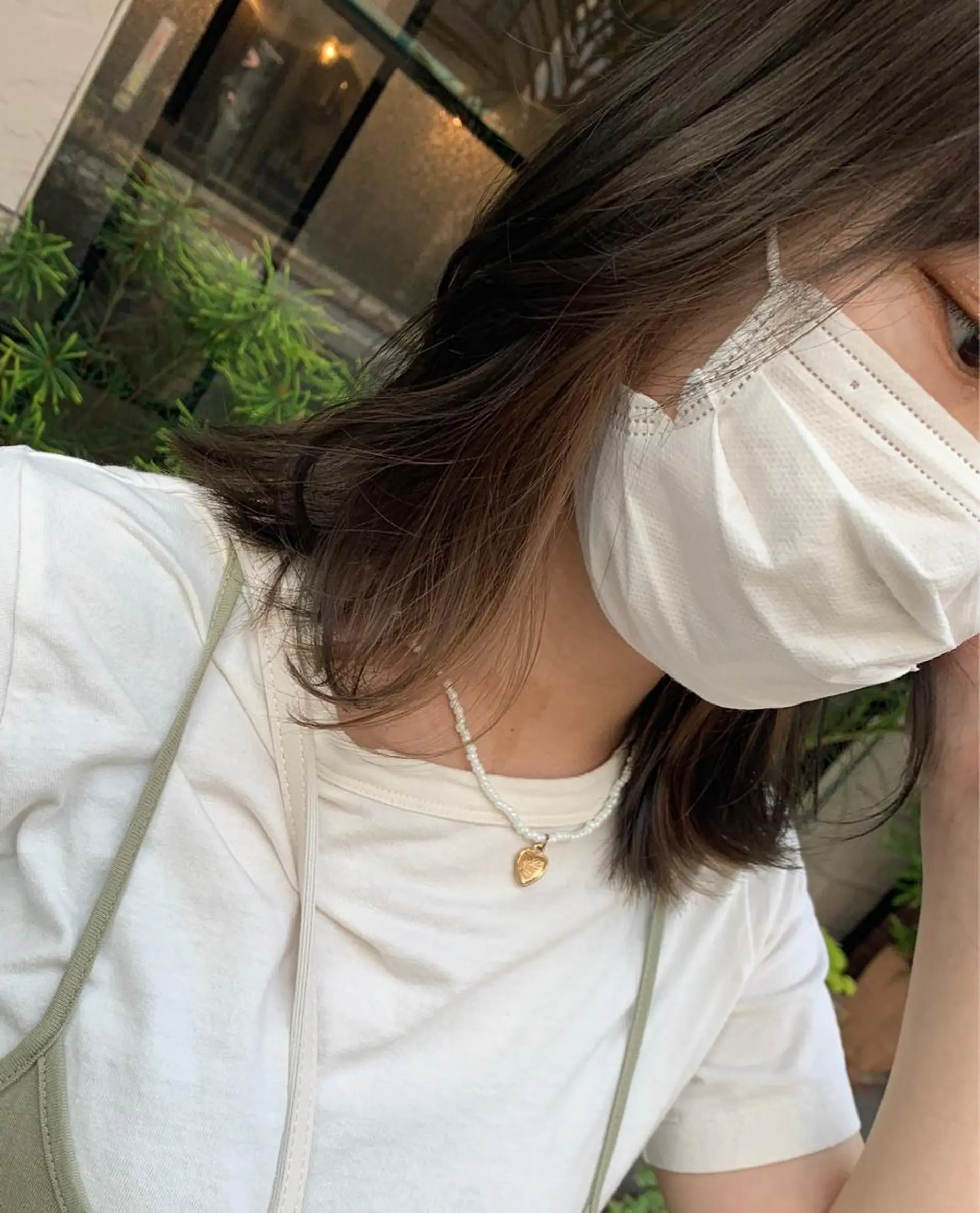 ミディアム カラー アッシュ ベージュカラー カット ヘアカラー SHIAN 八王子👼鬼塚さやかのヘアスタイル